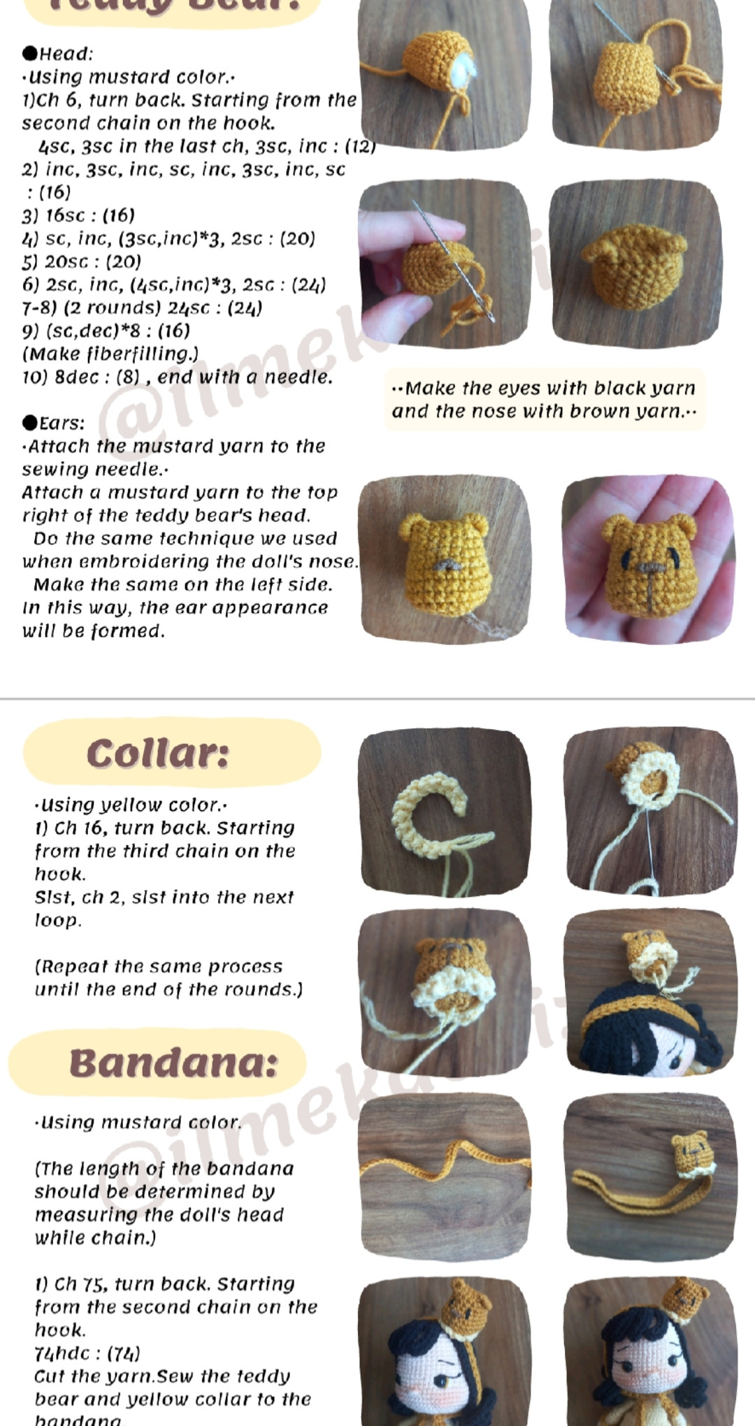 Honey Doll Amigurumi Crochet Pattern