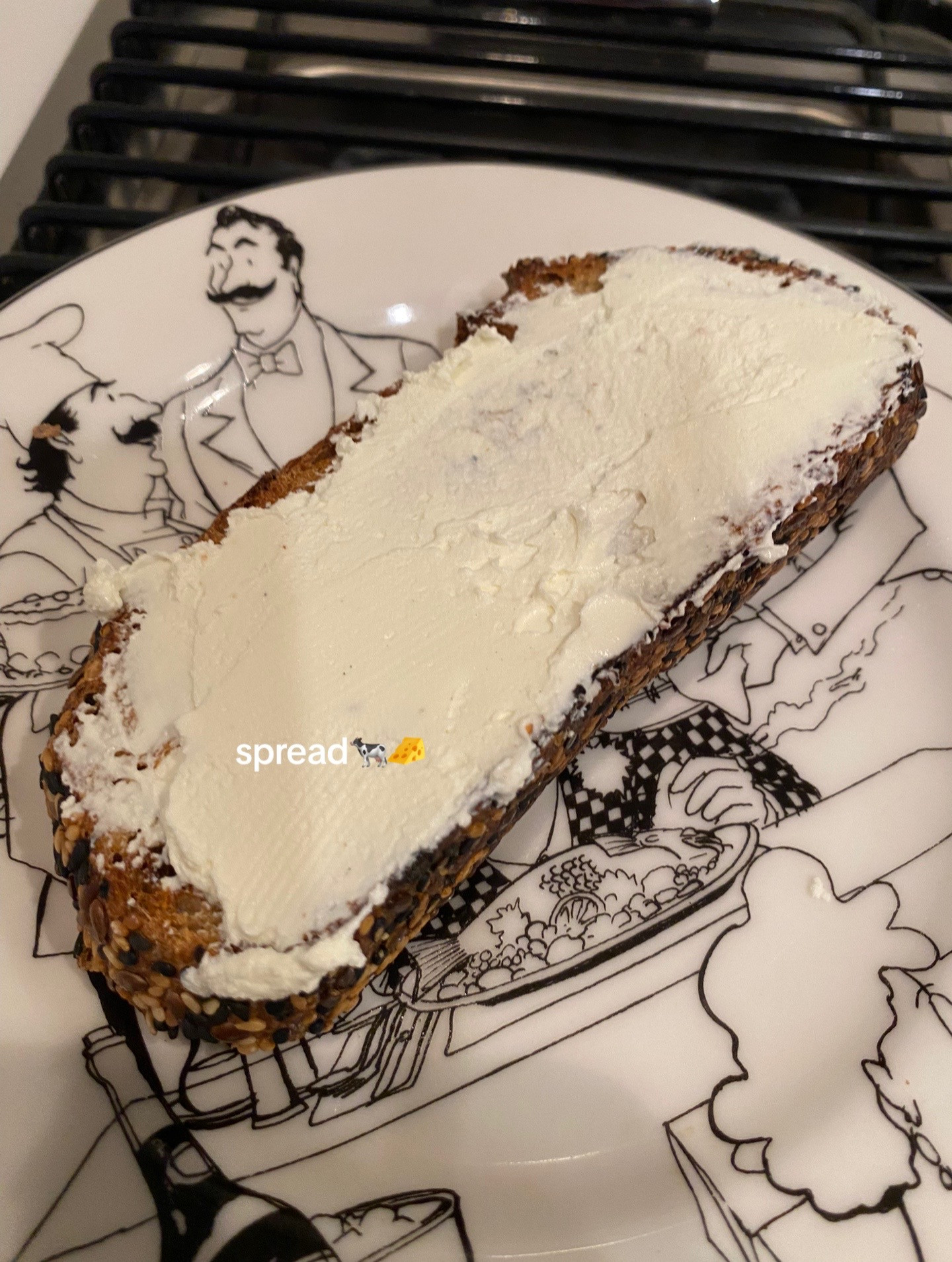 Honey Mustard Roasted Tomatoes on Whipped Cheese Toastie