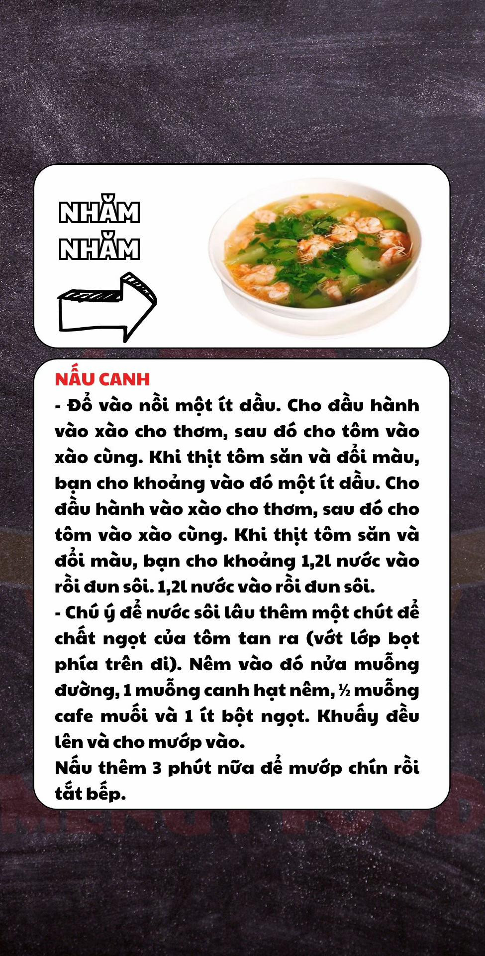 Hổng biết ăn gì? Cách nấu canh mướp nấu tôm ngon, ngọt thanh mát