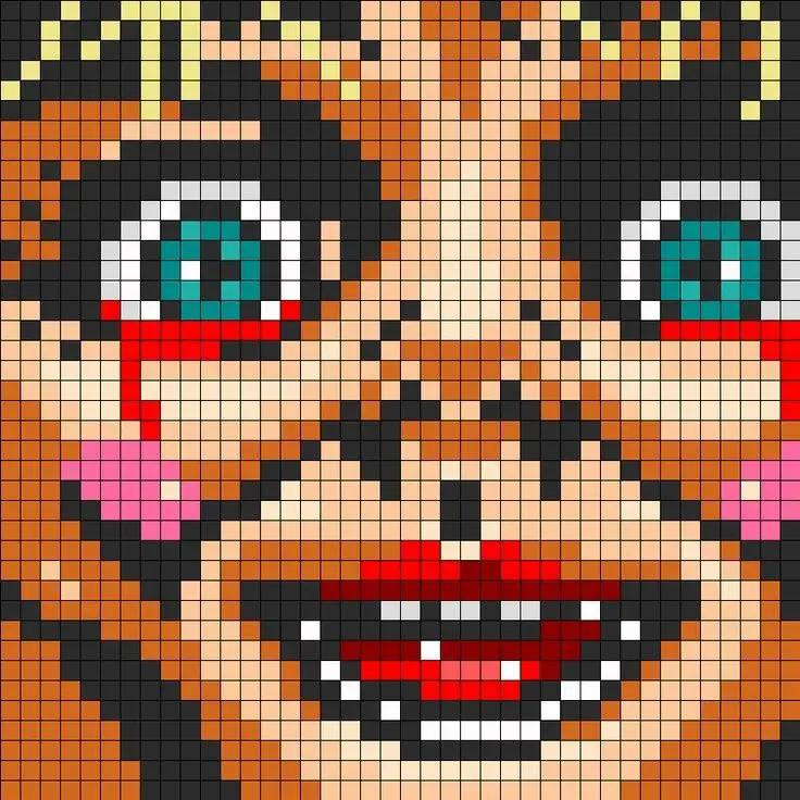 Horror Movie Pixel Charts: Jason, Ghostface, Chucky, Beetlejuice, and The Exorcist for Crochet