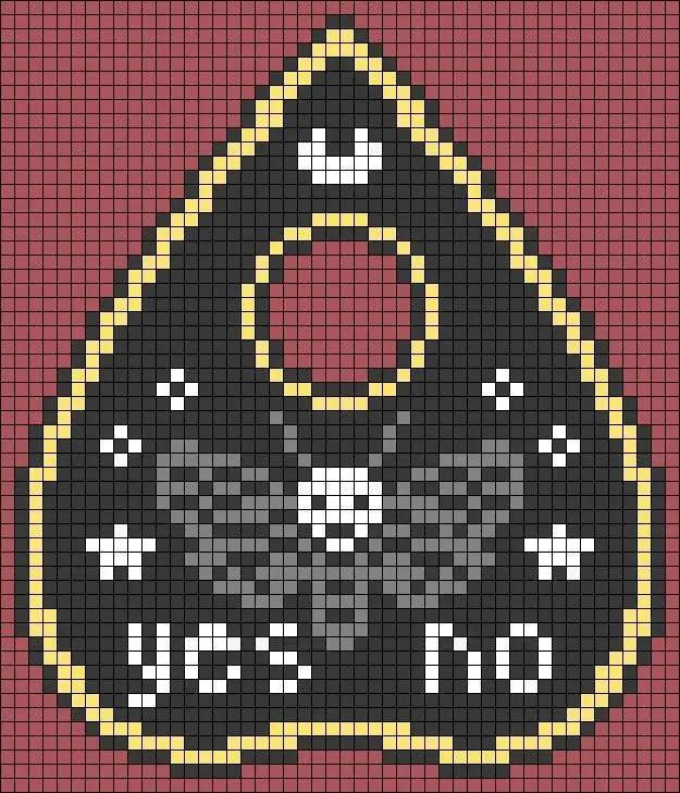 Horror Movie Pixel Charts: Jason, Ghostface, Chucky, Beetlejuice, and The Exorcist for Crochet