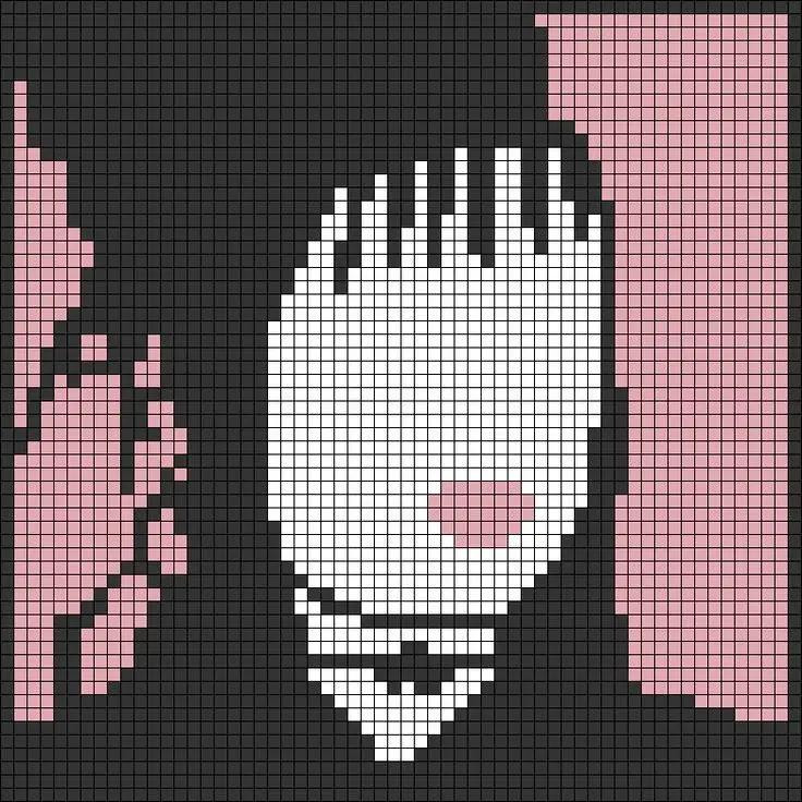 Horror Movie Pixel Charts: Jason, Ghostface, Chucky, Beetlejuice, and The Exorcist for Crochet