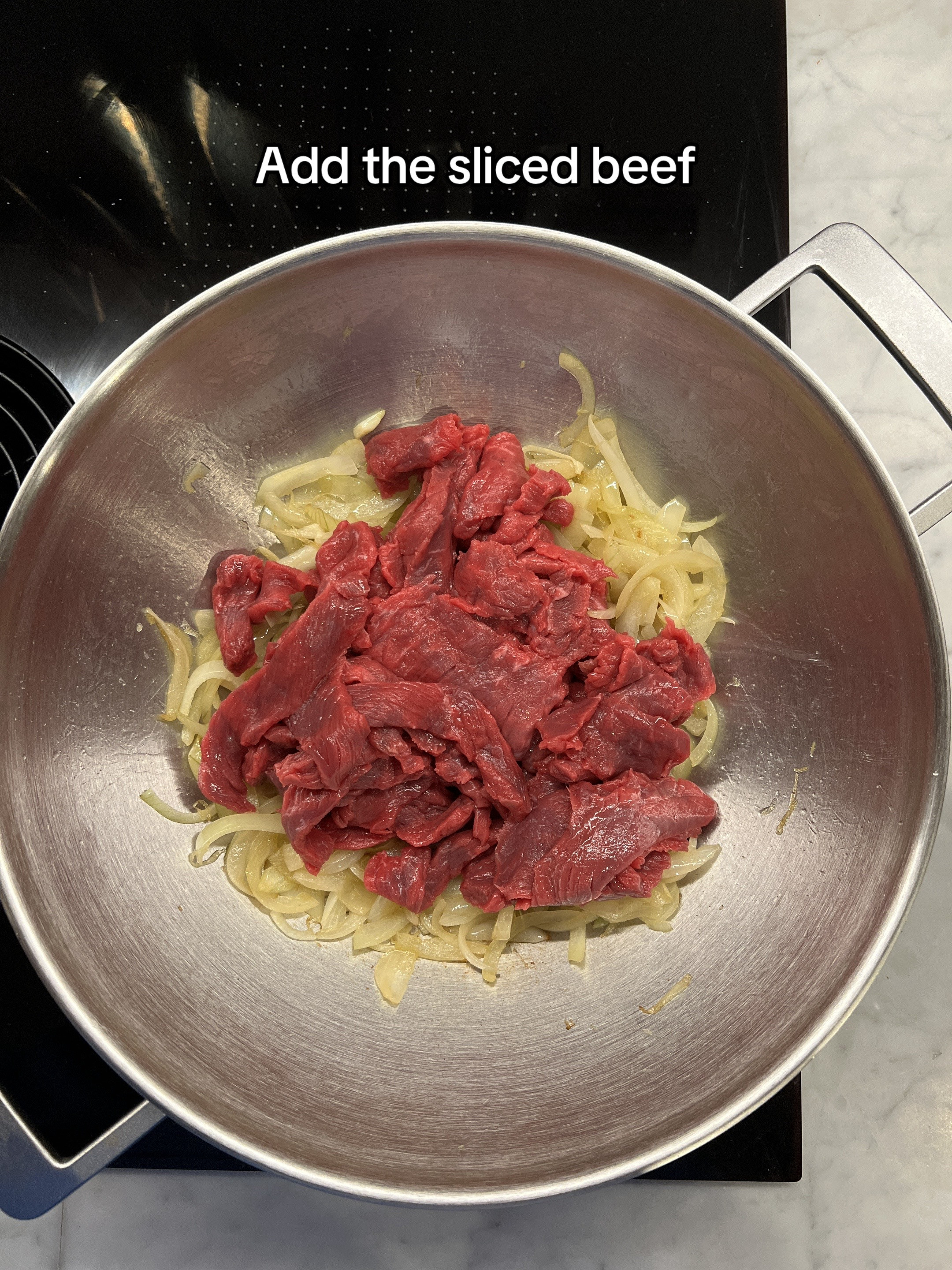 How to make Beef Gyudon with egg, onions and rice