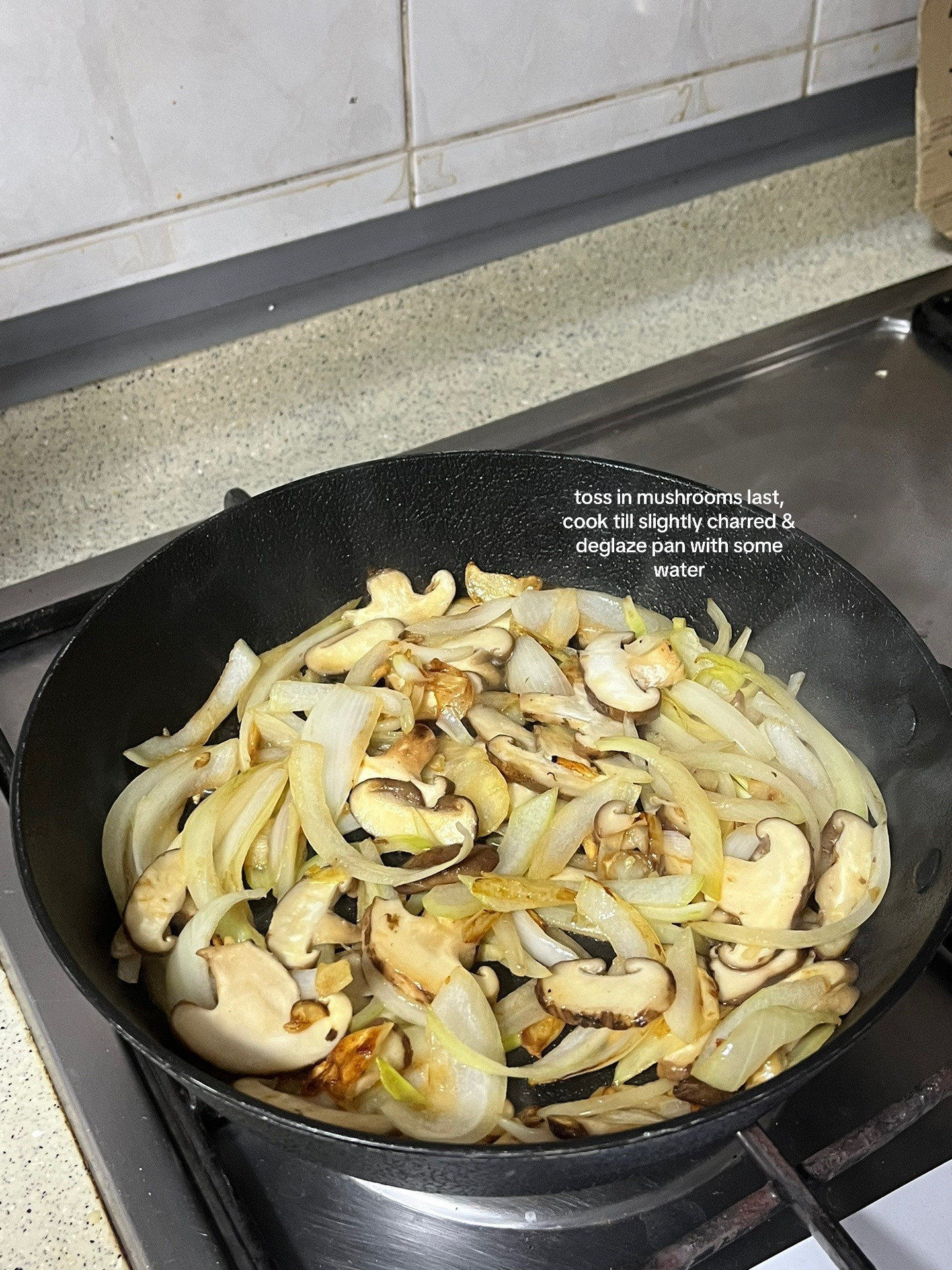 How to make creamy gochujang pasta with shiitake mushrooms and soft boiled egg