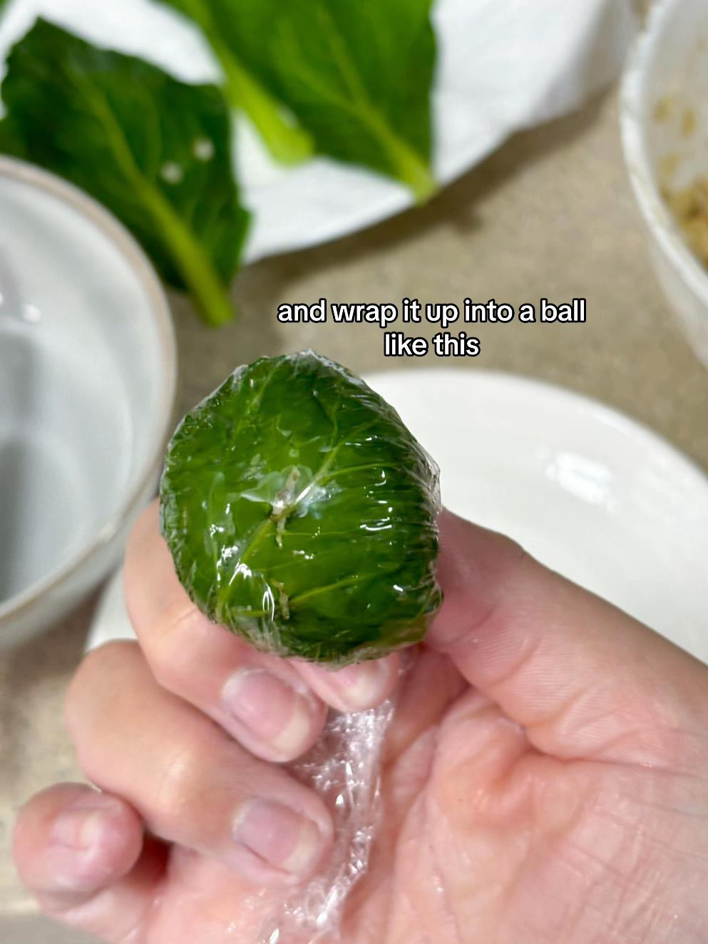 How to make cute green leaf wrapped temari sushi rice balls