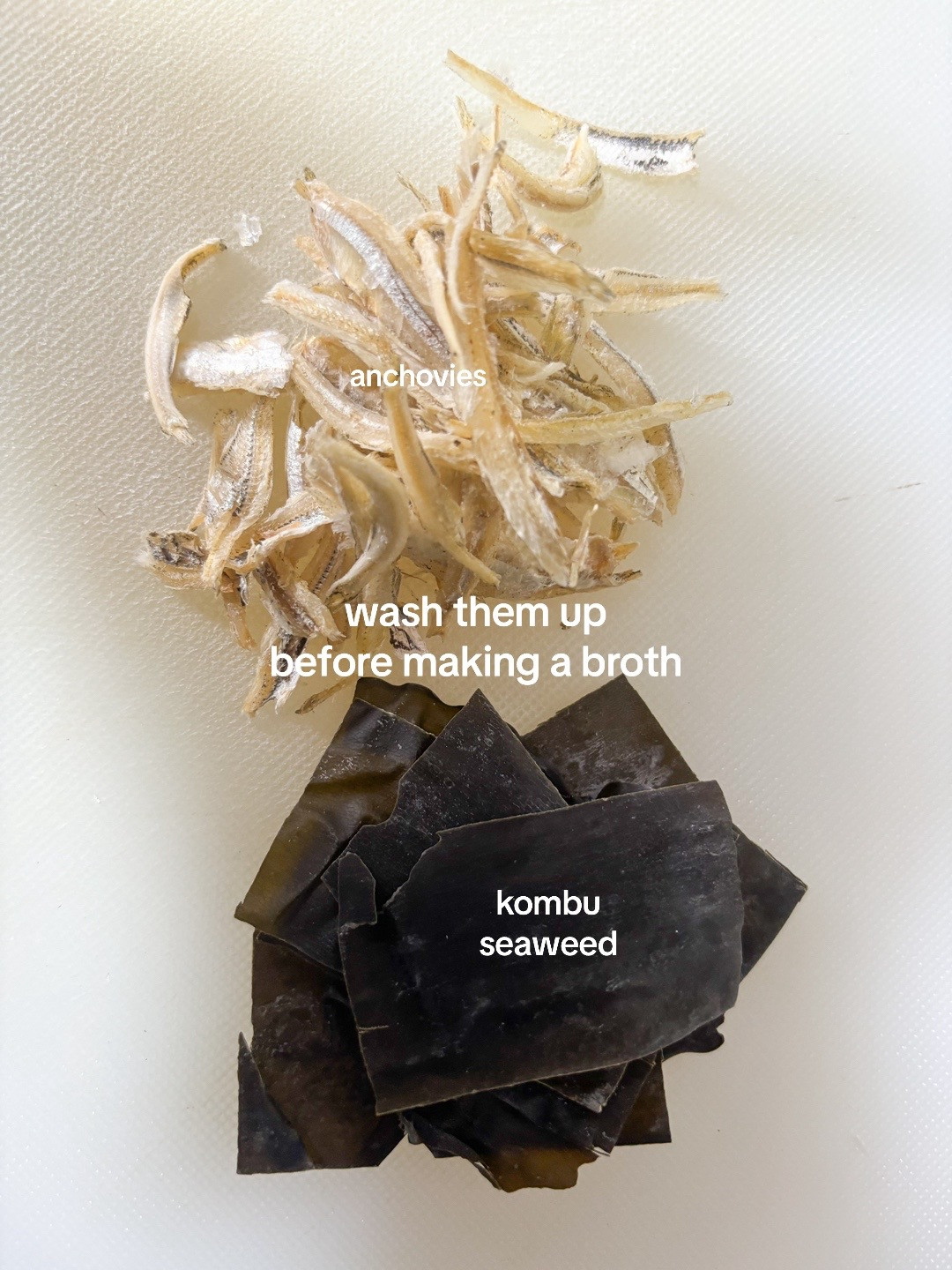 How to make Hijiki Seaweed Salad with homemade dashi broth from anchovies and kombu