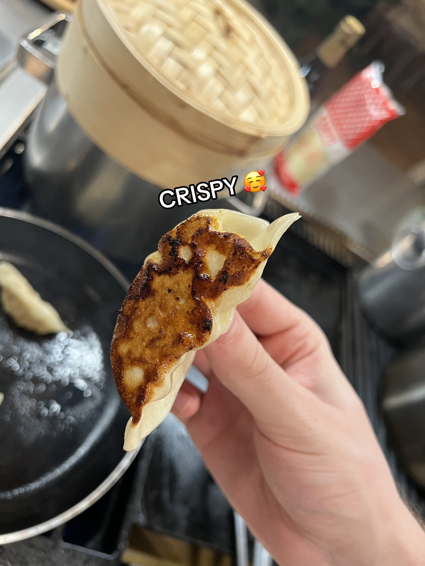 How to Make Homemade Gyoza: Mincing Chicken, Chopping Prawn and Scallion Ingredients