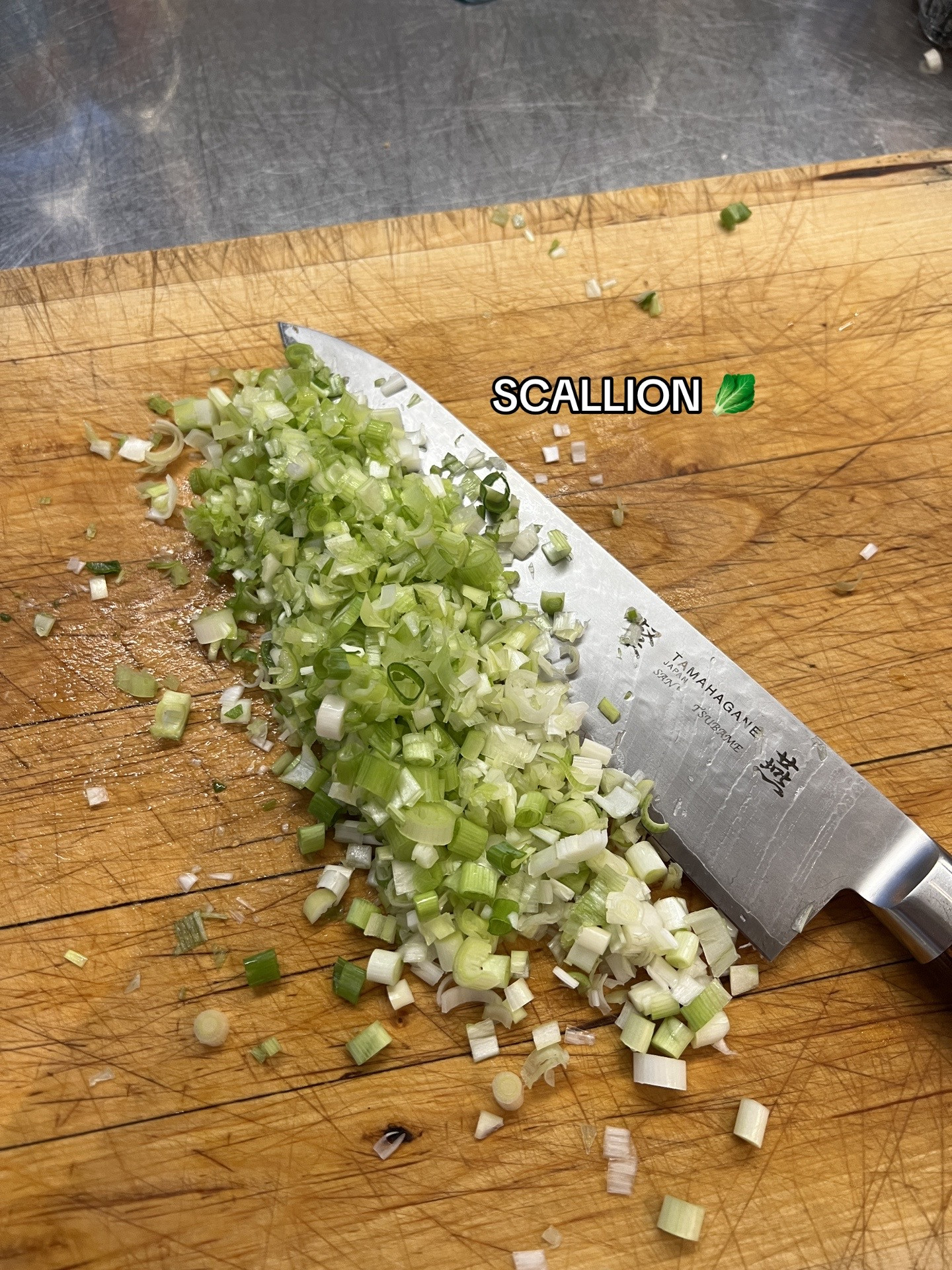 How to Make Homemade Gyoza: Mincing Chicken, Chopping Prawn and Scallion Ingredients