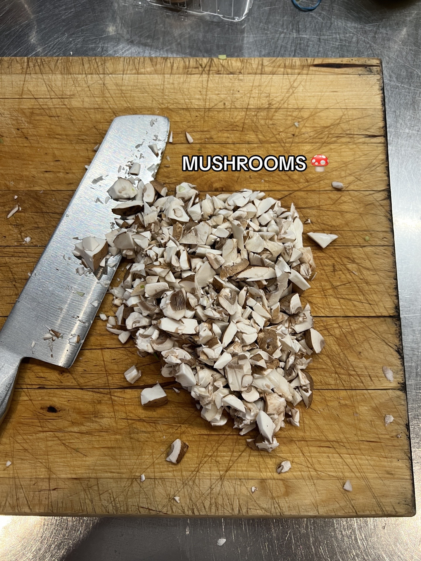 How to Make Homemade Gyoza: Mincing Chicken, Chopping Prawn and Scallion Ingredients