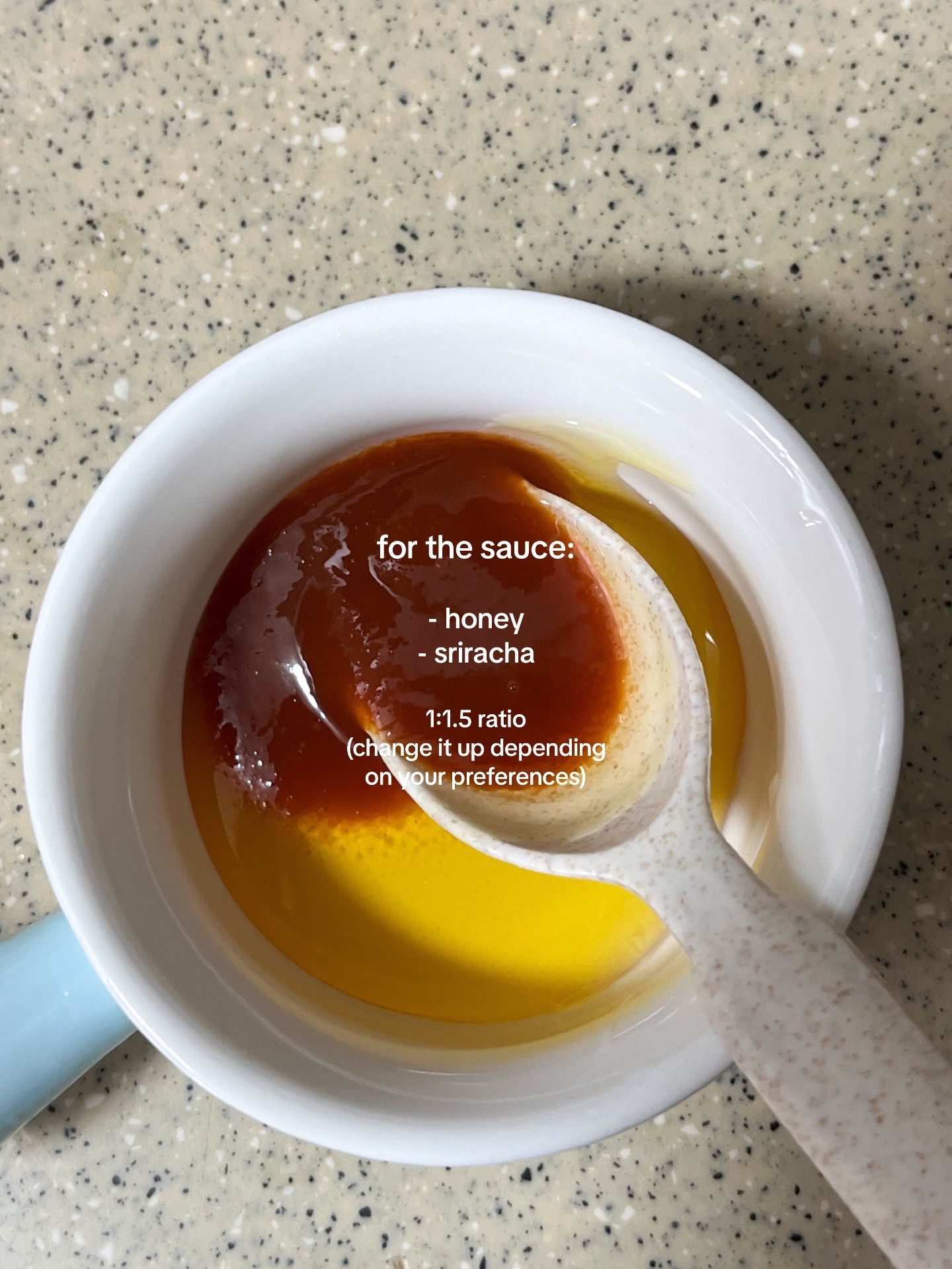 How to make honey sriracha salmon rice bowl with garlic, paprika, salt and pepper