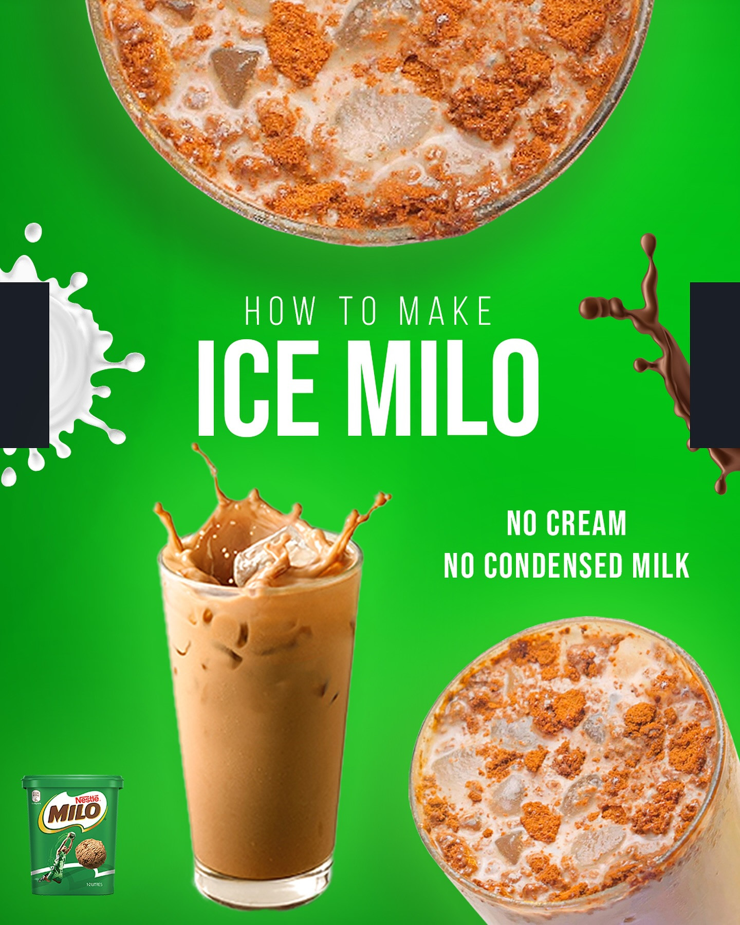 How To Make Ice Milo: Refreshing Cold Chocolate Drink Recipe Without Cream Or Condensed Milk