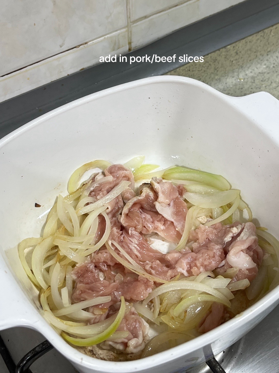 How to make Japanese curry udon with homemade dashi broth, pork, and egg