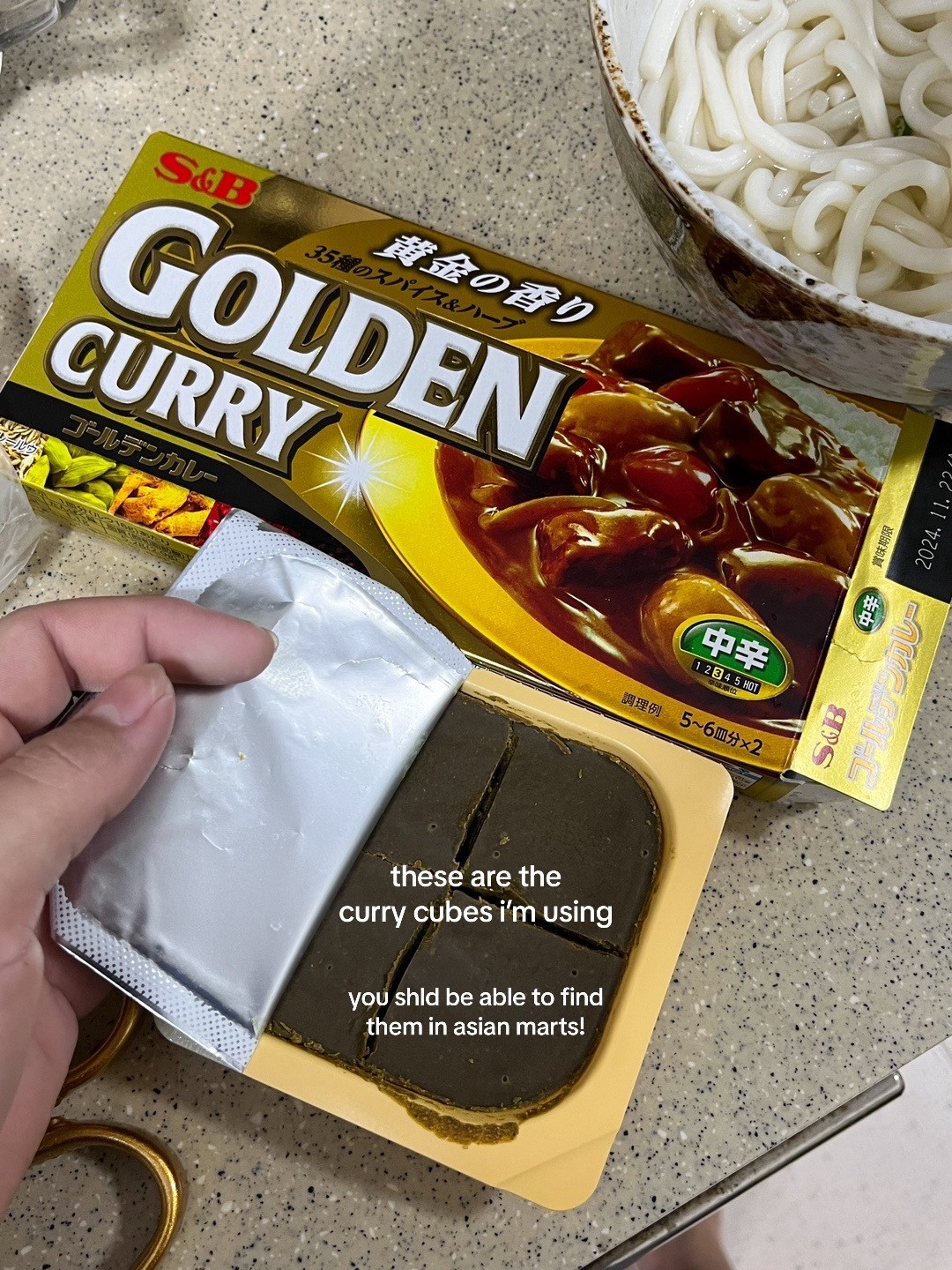 How to make Japanese curry udon with homemade dashi broth, pork, and egg