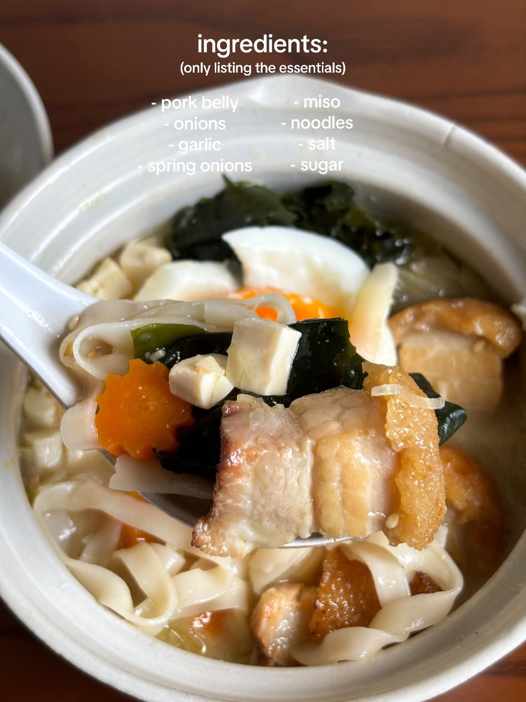 How to make miso ramen with me: simple homemade recipe with pork belly, tofu, and soft-boiled egg