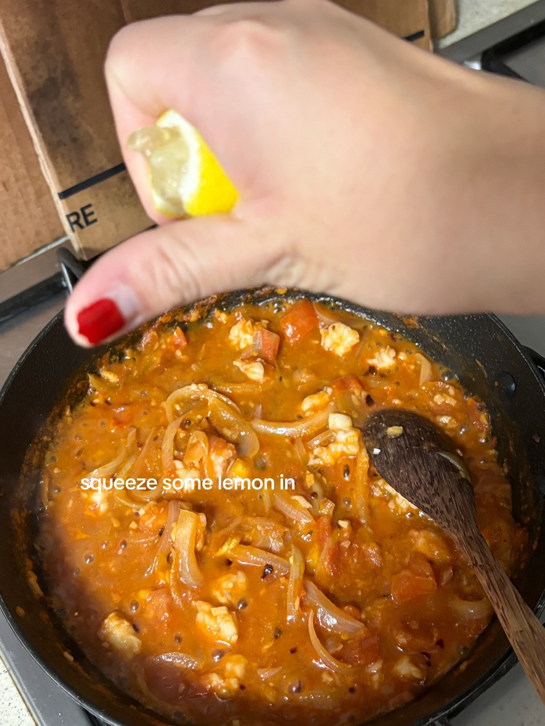 How to make miso tomato linguine with prawns