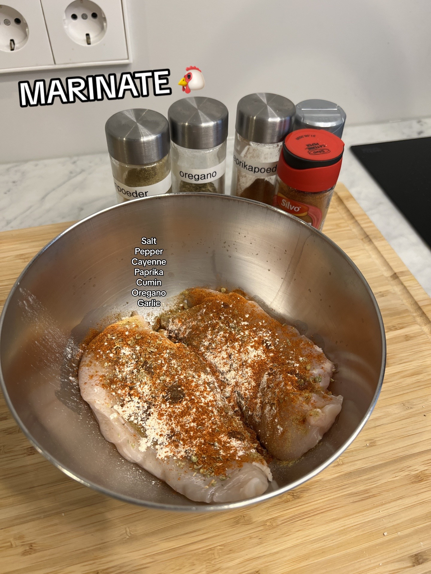 How to make Quick & Cheap Protein Chicken Burrito with homemade spicy mayo sauce