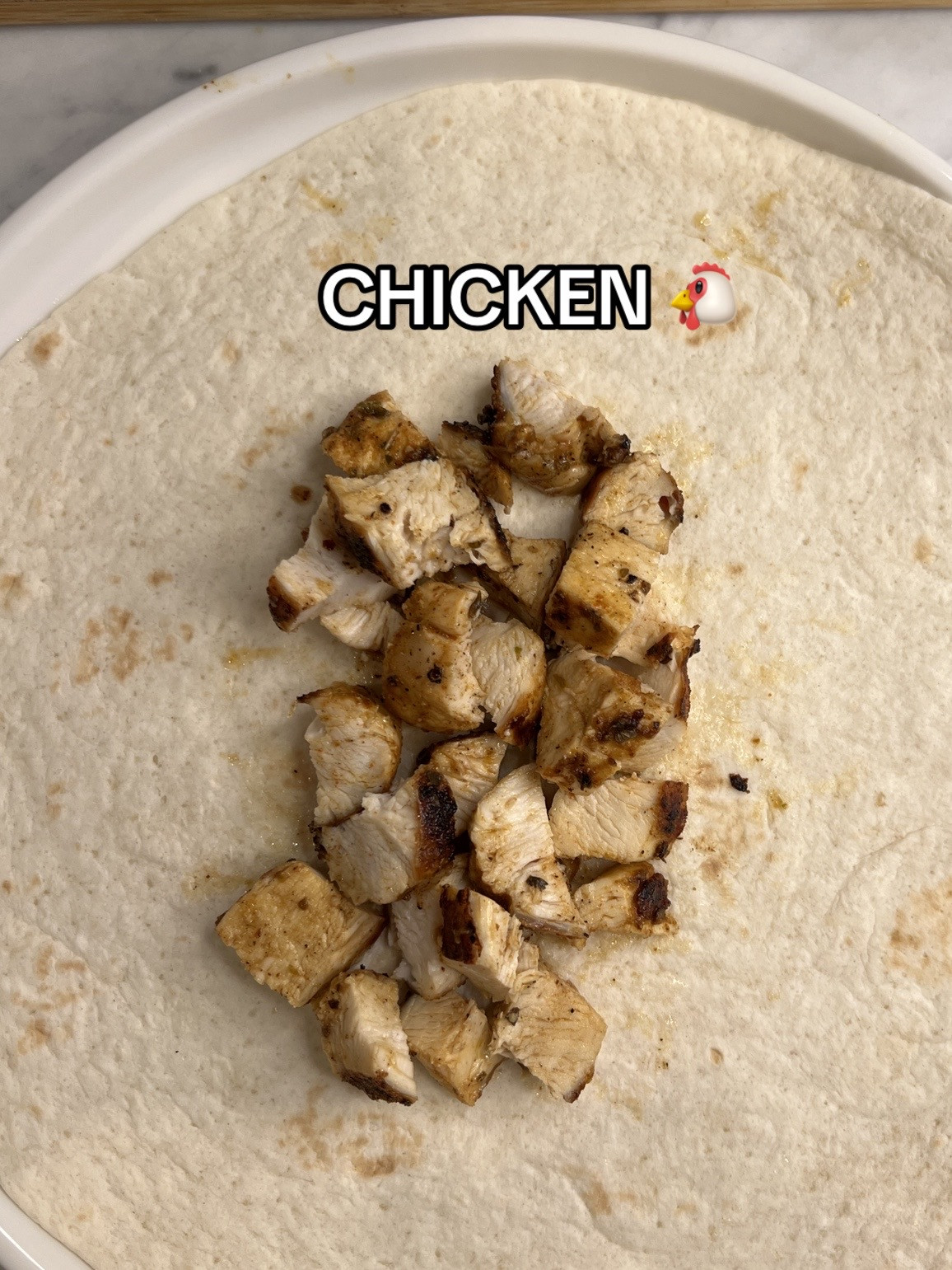 How to make Quick & Cheap Protein Chicken Burrito with homemade spicy mayo sauce