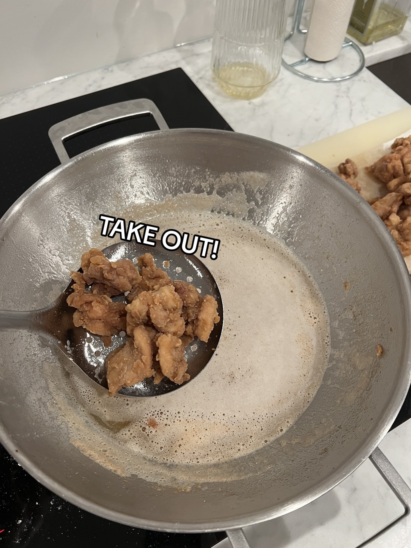 How to make Sweet & Sour Chicken Just like takeout with chicken thigh, bell peppers, pineapple and soy sauce