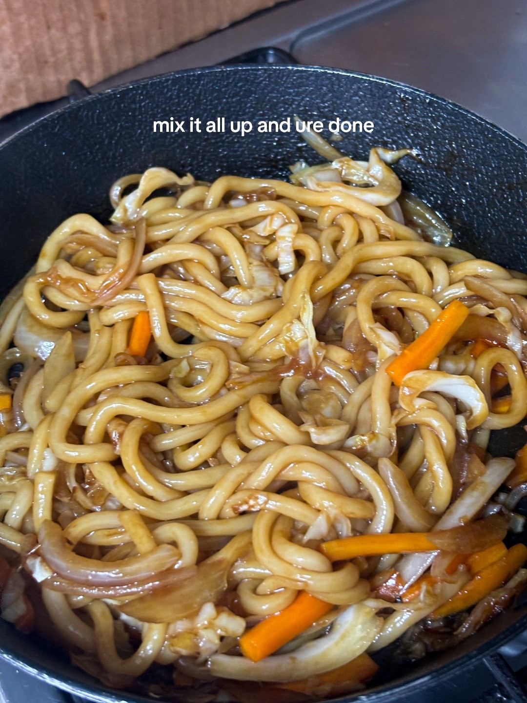 How to make Yaki Udon: A quick sweet and savoury noodle recipe with vegetables