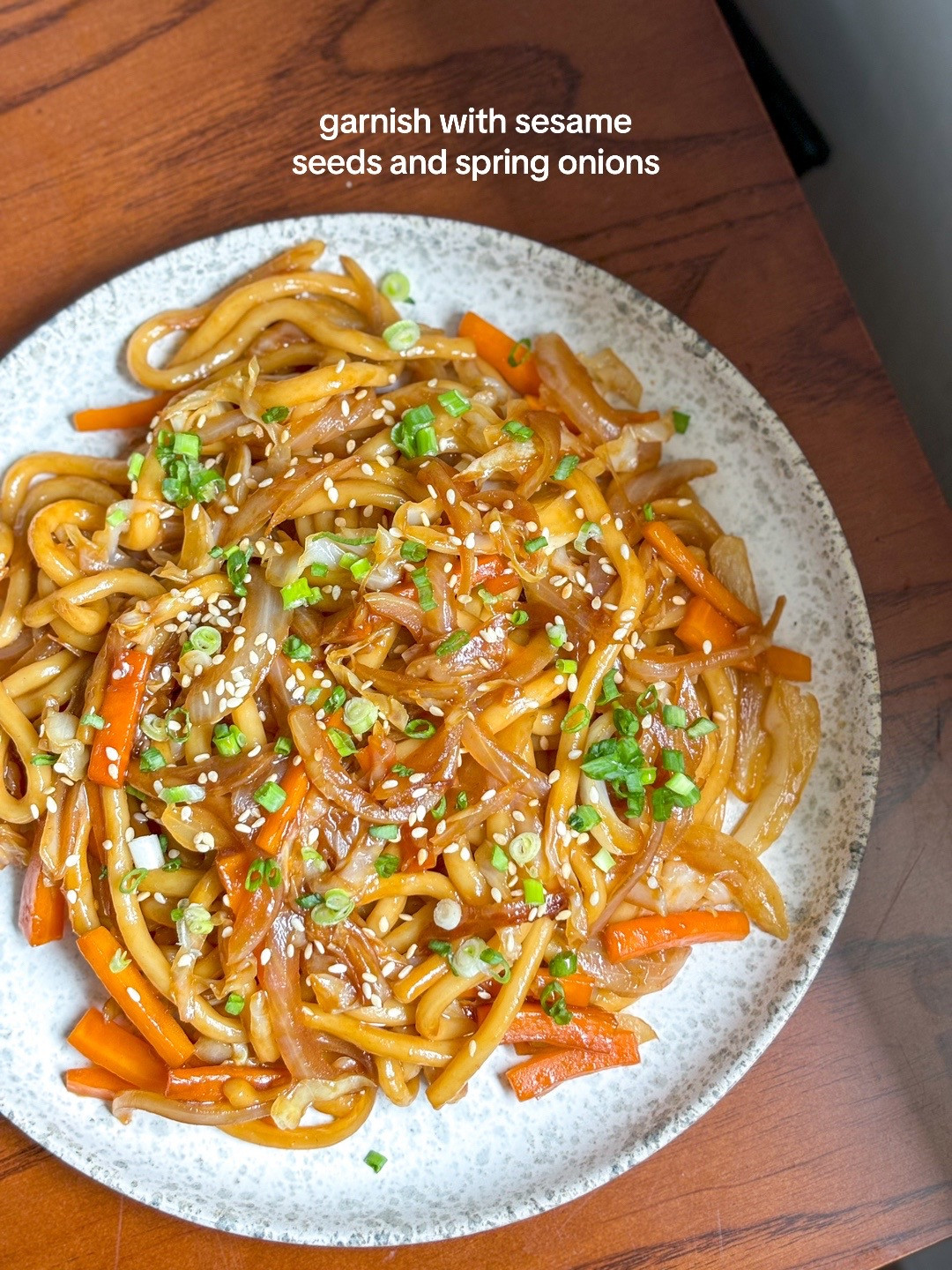 How to make Yaki Udon: A quick sweet and savoury noodle recipe with vegetables