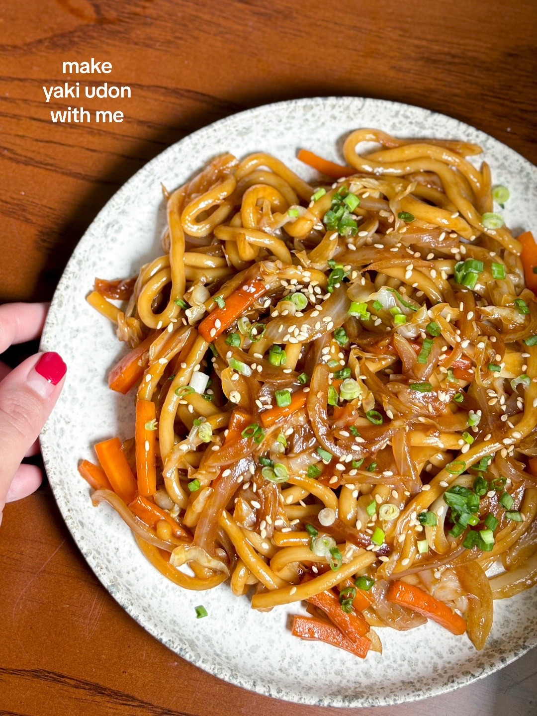 How to make Yaki Udon: A quick sweet and savoury noodle recipe with vegetables