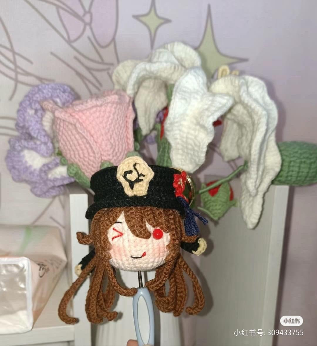 Hu Tao Amigurumi Crochet Pattern Tutorial