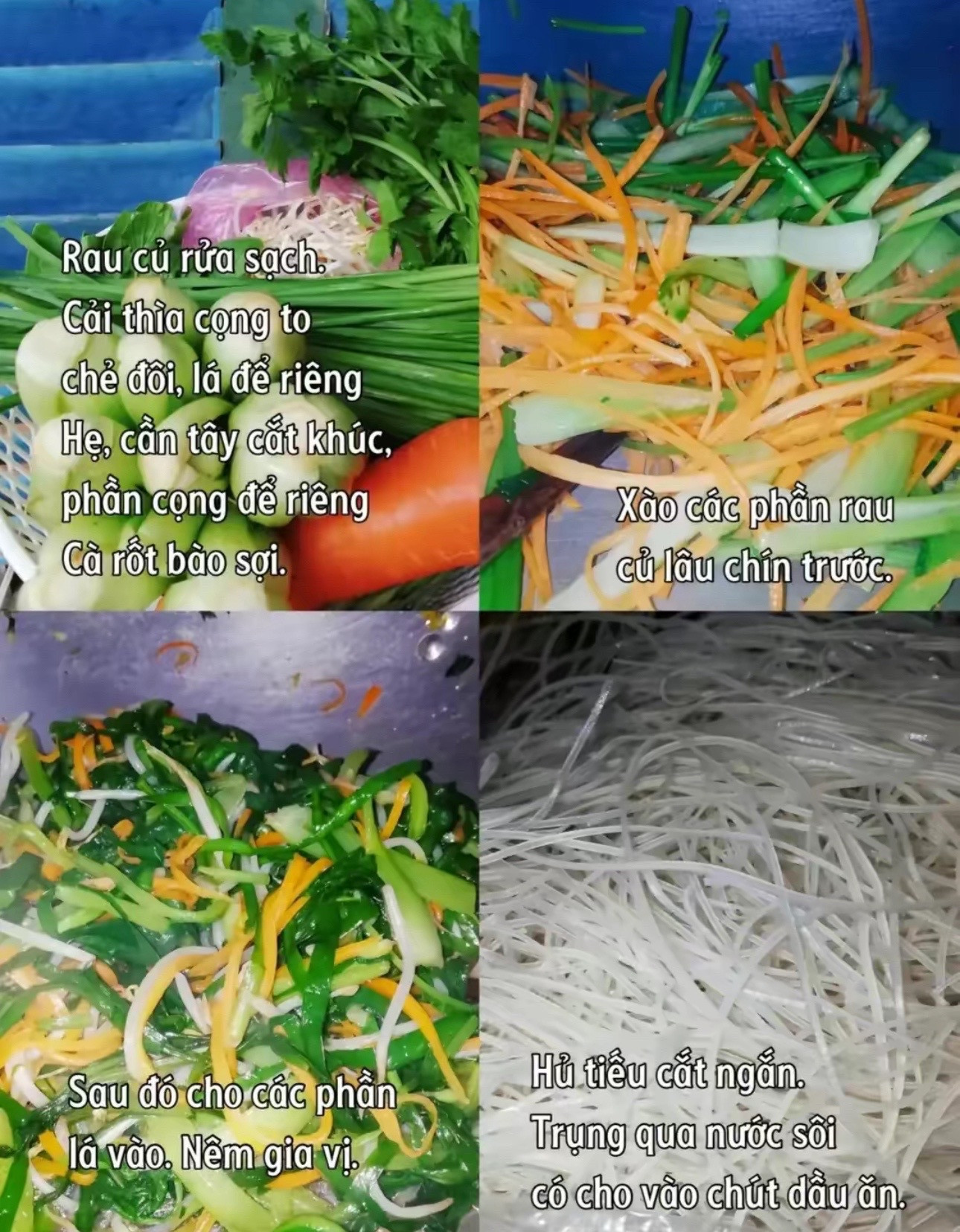 Hủ Tiếu Chay: Món ăn chay ngon với hủ tiếu, rau củ xào và đậu phụ chiên giòn