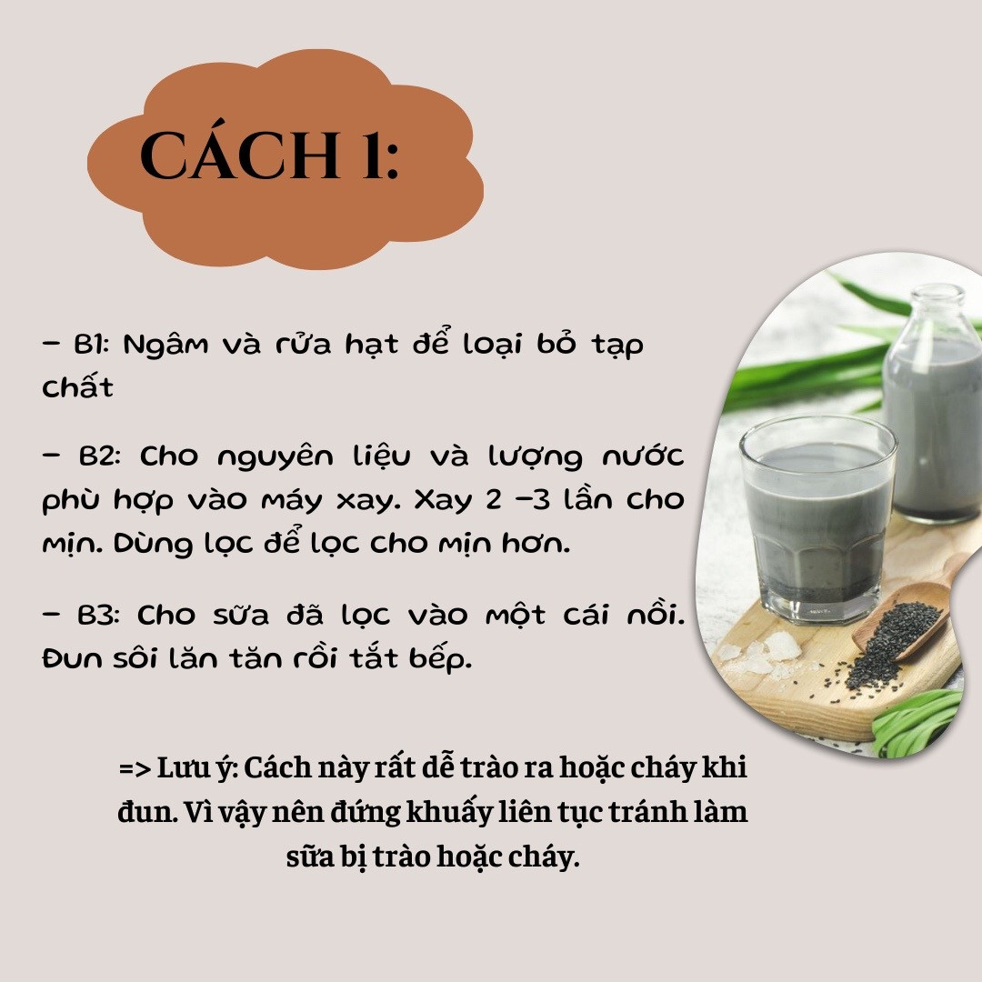 Hướng dẫn cách làm sữa hạt tại nhà bằng máy xay sinh tố, so sánh ưu nhược điểm và các lưu ý khi nấu