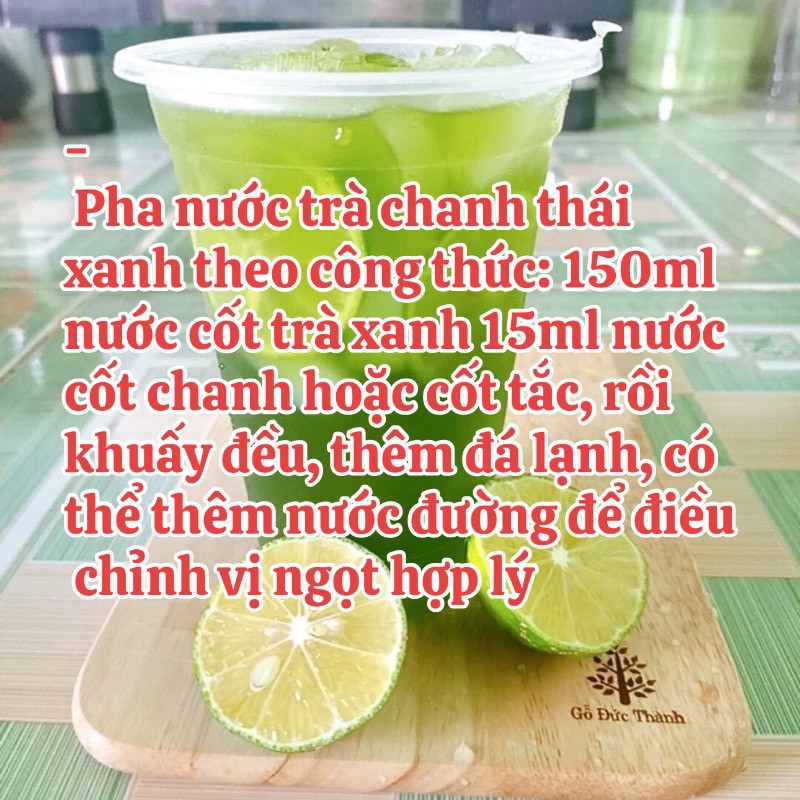 Hướng dẫn cách làm trà chanh thái xanh thơm ngon tại nhà với xí muội và trân châu trắng