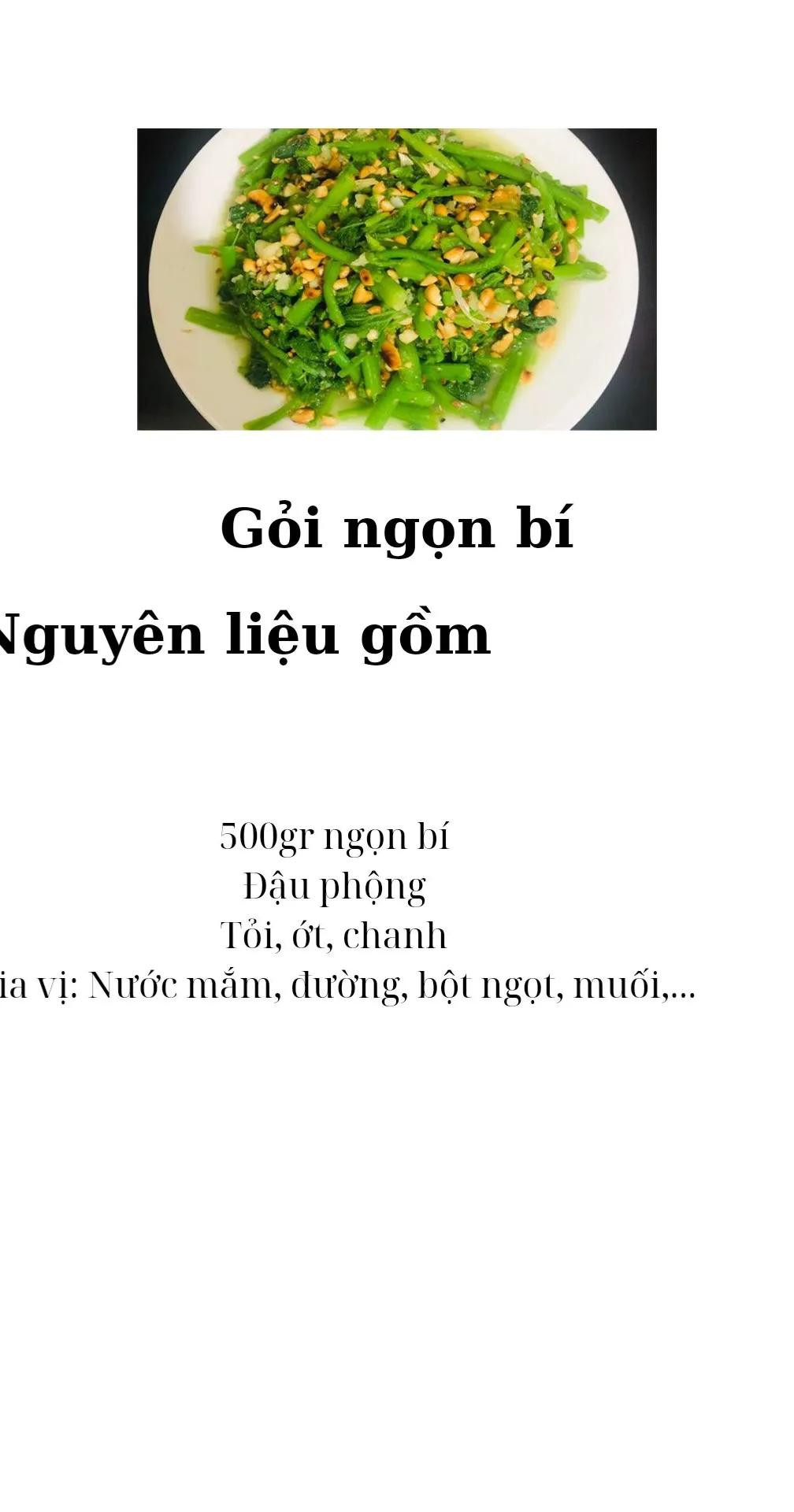 Hướng dẫn chi tiết cách làm món gỏi trái vả và gỏi ngọn bí giòn ngon, tươi mát