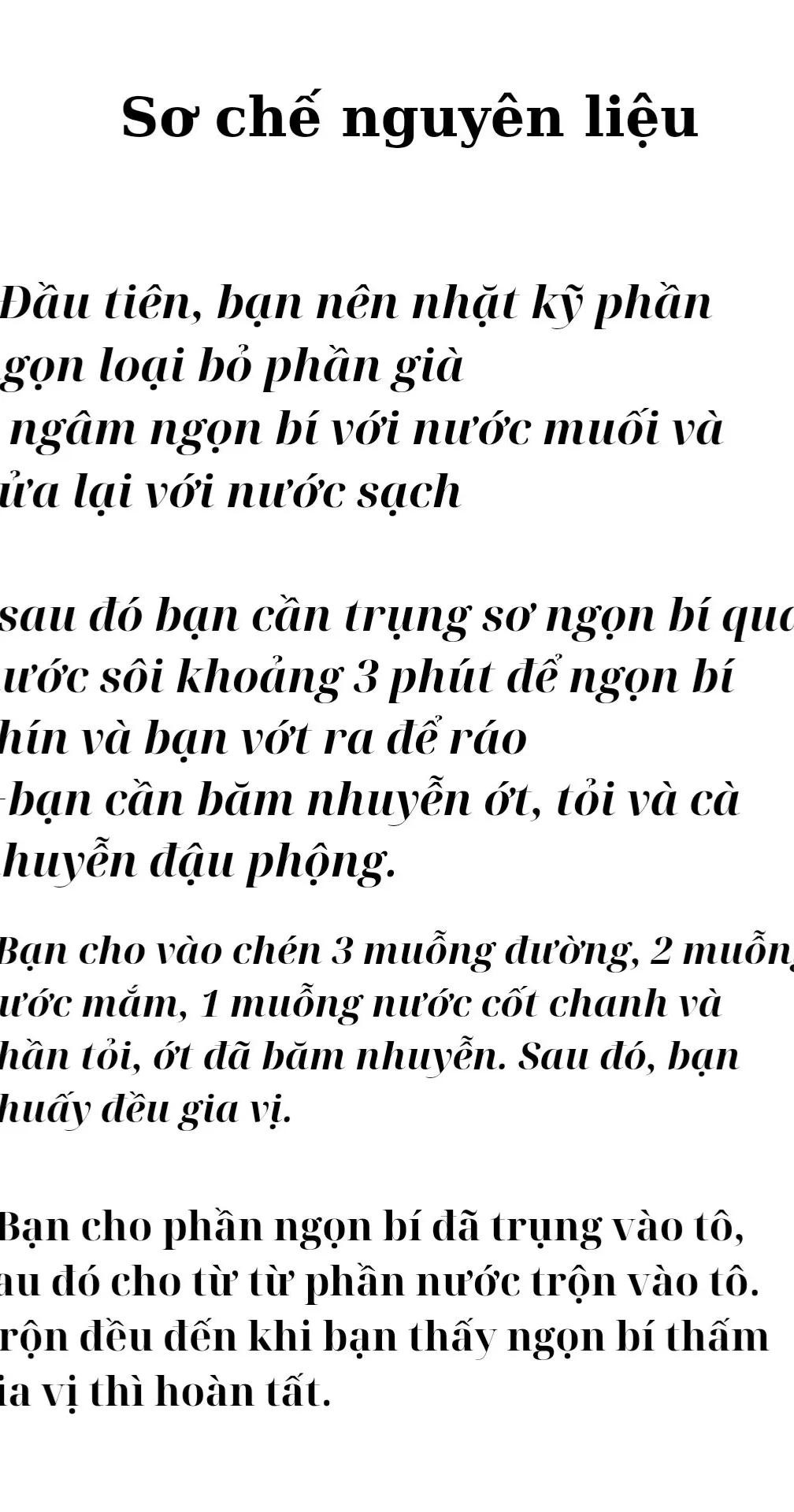 Hướng dẫn chi tiết cách làm món gỏi trái vả và gỏi ngọn bí giòn ngon, tươi mát