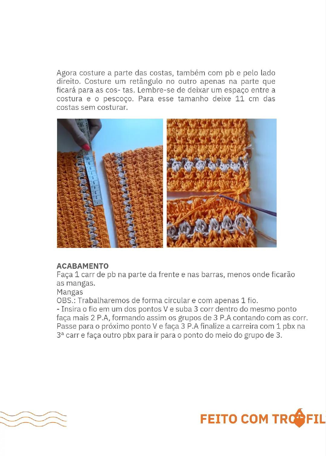 Hướng dẫn chi tiết cách móc áo Cardigan Mandarim bằng sợi Tropfil