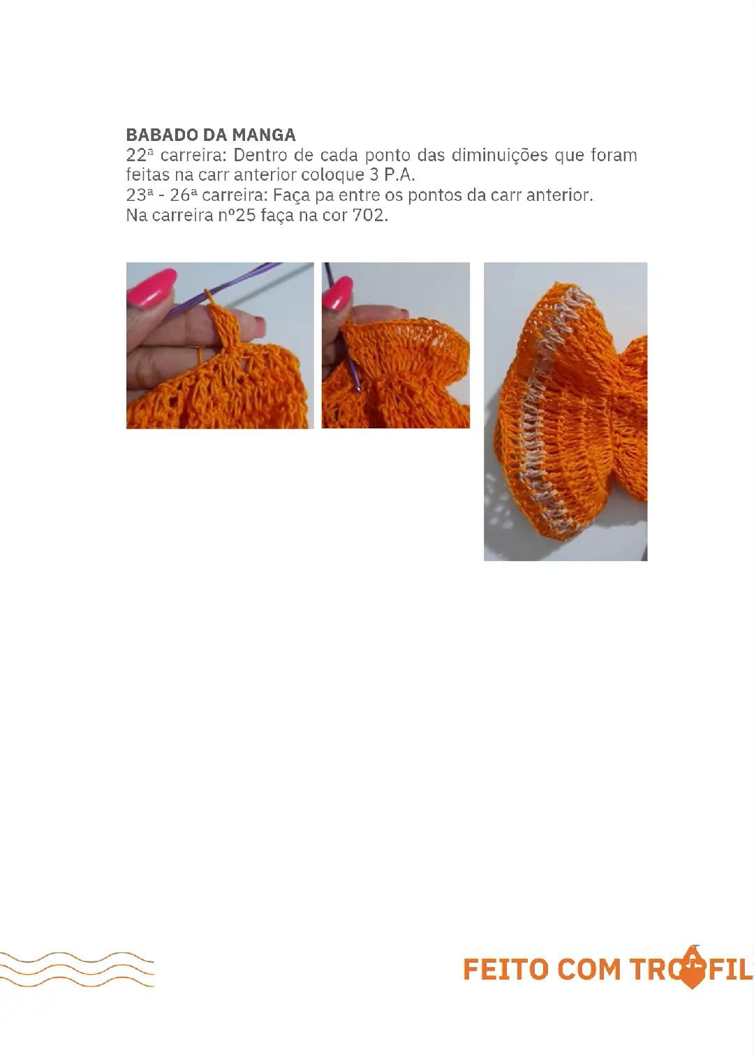 Hướng dẫn chi tiết cách móc áo Cardigan Mandarim bằng sợi Tropfil