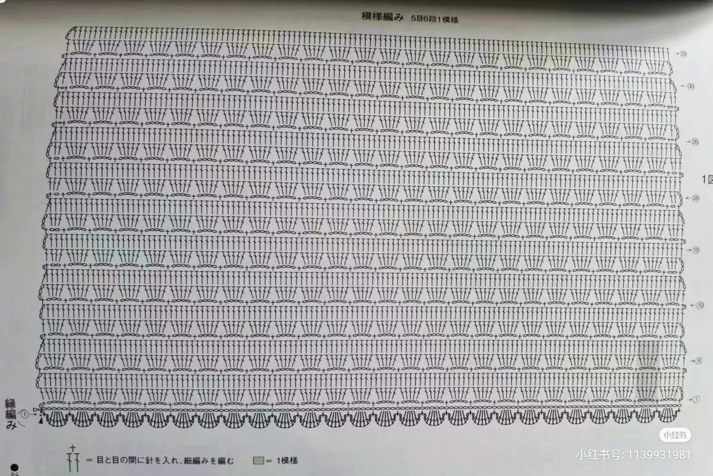 Hướng dẫn chi tiết cách móc áo len không tay màu xanh với họa tiết hoa văn