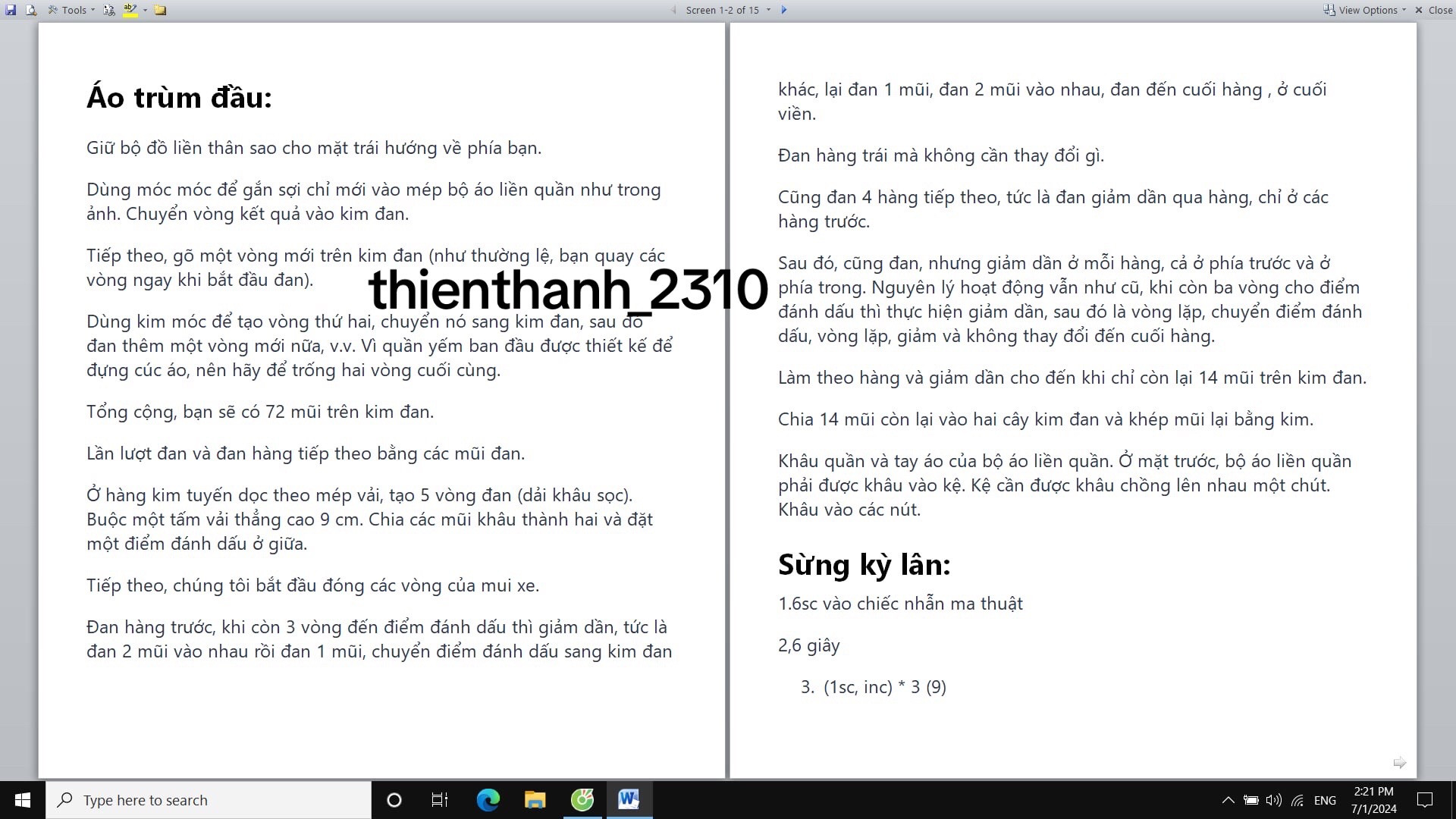 Hướng dẫn chi tiết cách móc búp bê Alisha mặc đồ ngủ công chúa và hươu cao cổ bằng len YarnArt Jeans