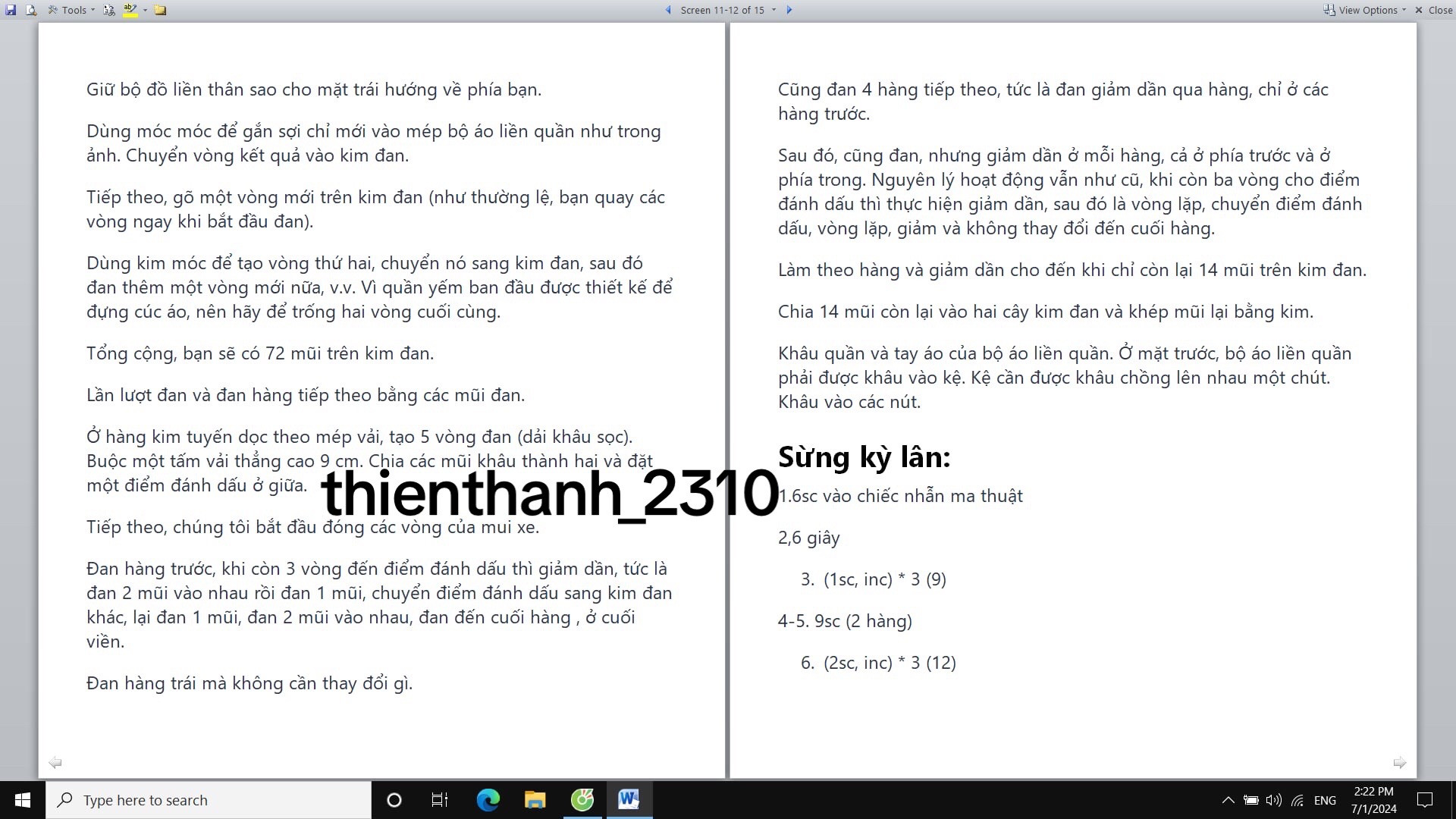 Hướng dẫn chi tiết cách móc búp bê Alisha mặc đồ ngủ công chúa và hươu cao cổ bằng len YarnArt Jeans