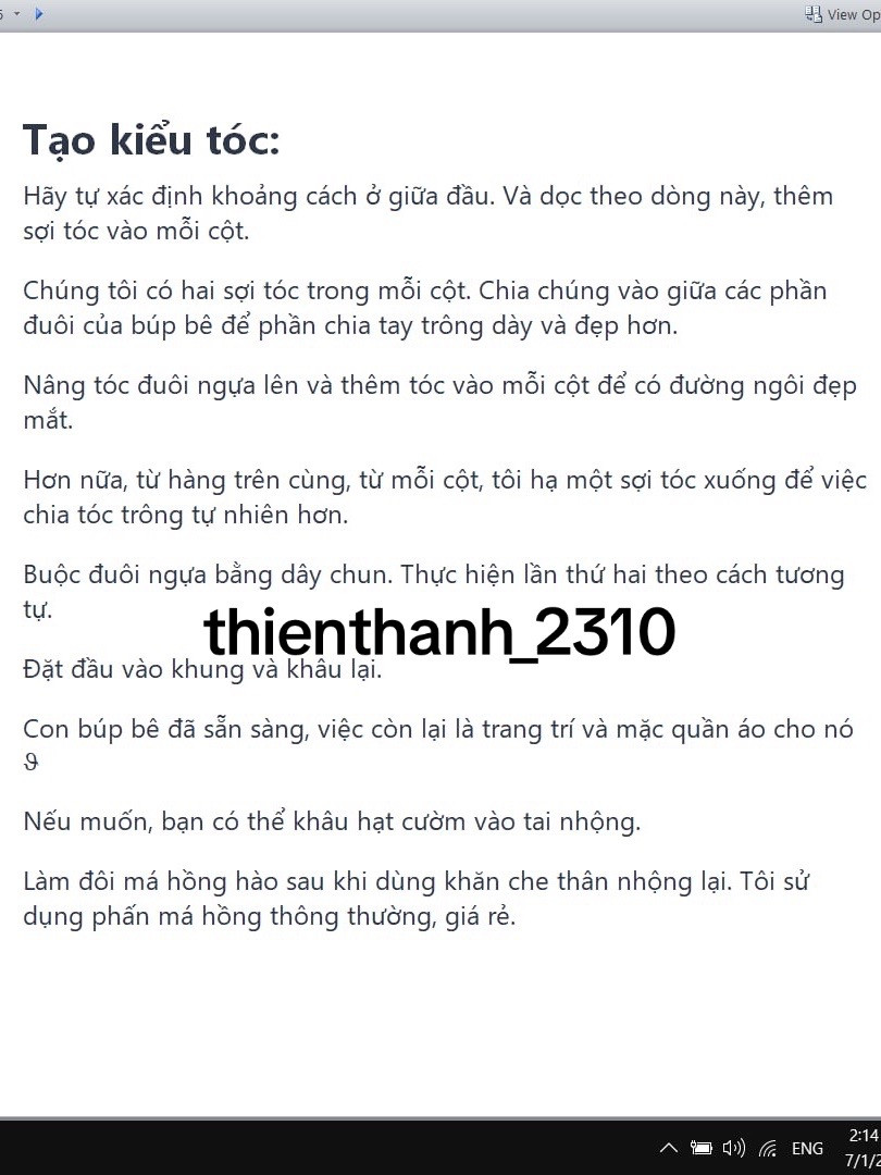 Hướng dẫn chi tiết cách móc búp bê Alisha mặc đồ ngủ công chúa và hươu cao cổ bằng len YarnArt Jeans