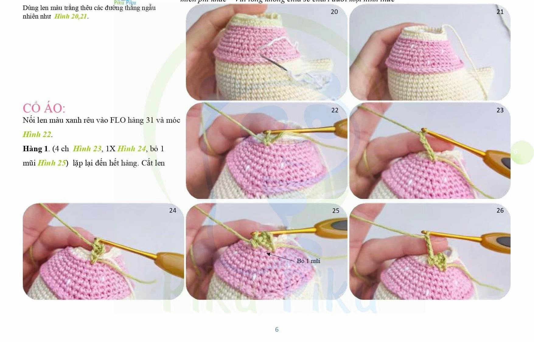 Hướng dẫn chi tiết cách móc búp bê vịt con amigurumi dễ thương với len Scheepjes Catona