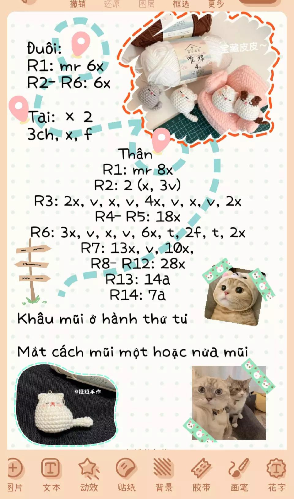 Hướng dẫn chi tiết cách móc ghế sofa búp bê màu vàng và trắng dễ thương