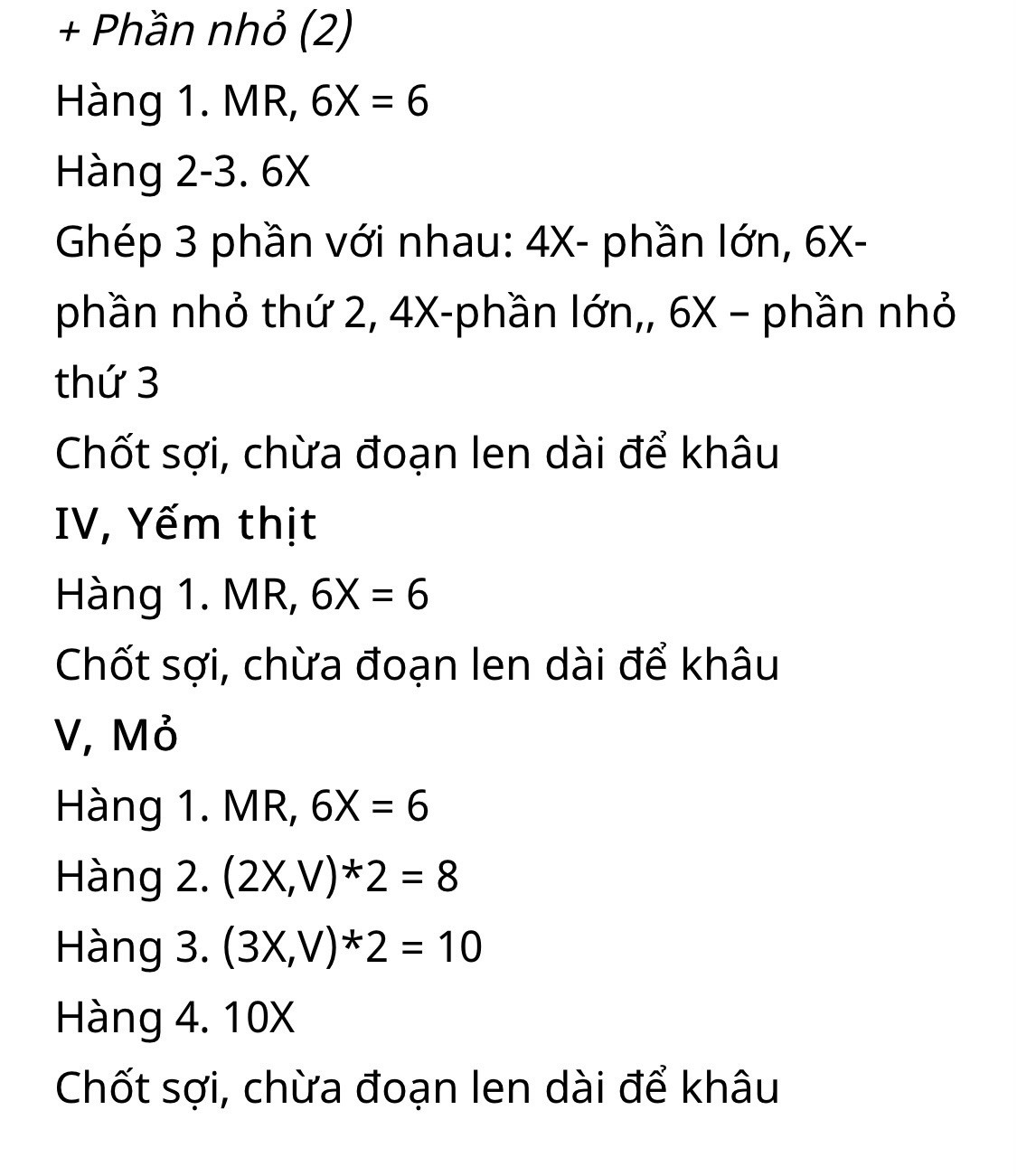Hướng dẫn chi tiết cách móc len con gà dễ thương với màu sắc hồng cam và trắng