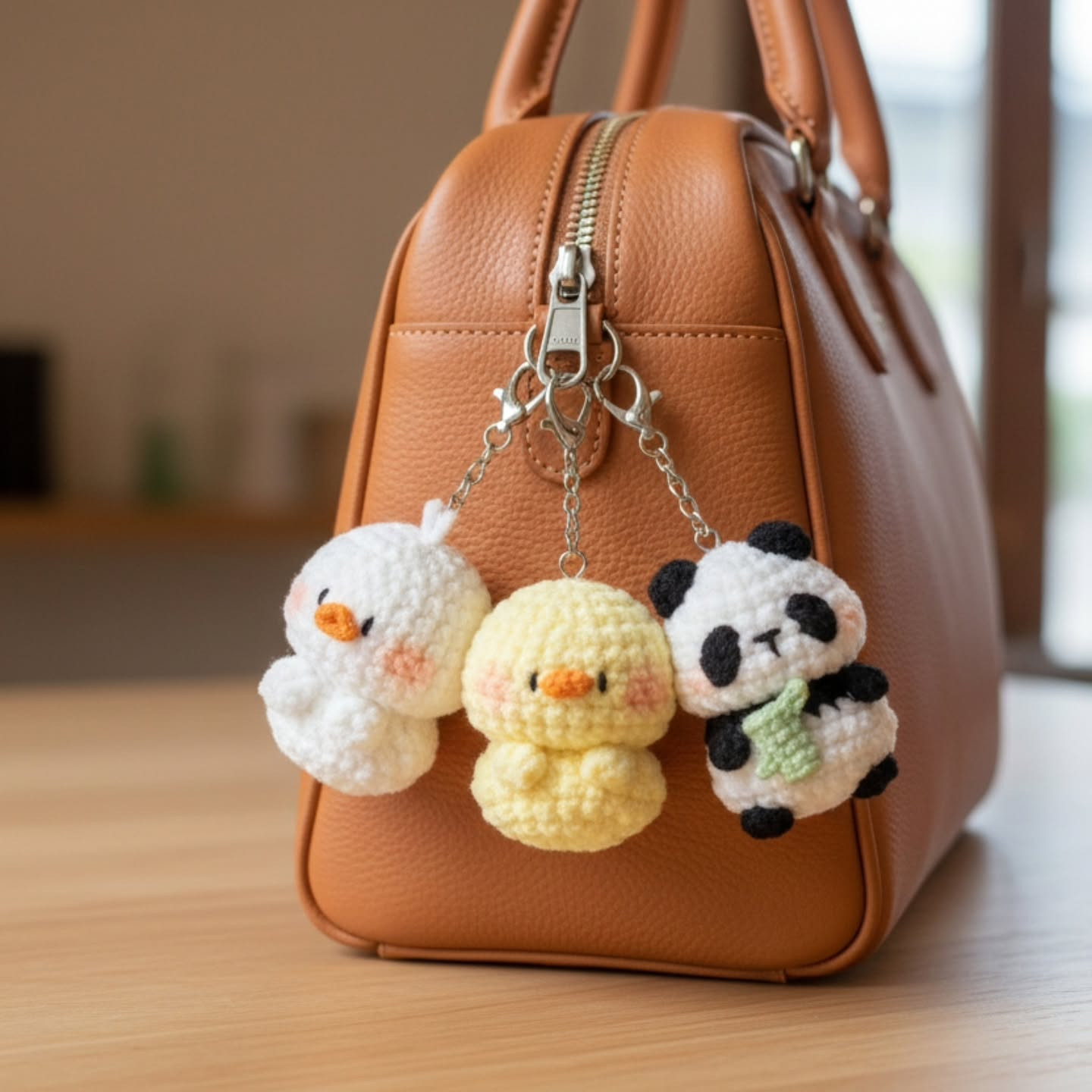 Hướng dẫn chi tiết cách móc len gấu trúc Panda mini dễ thương