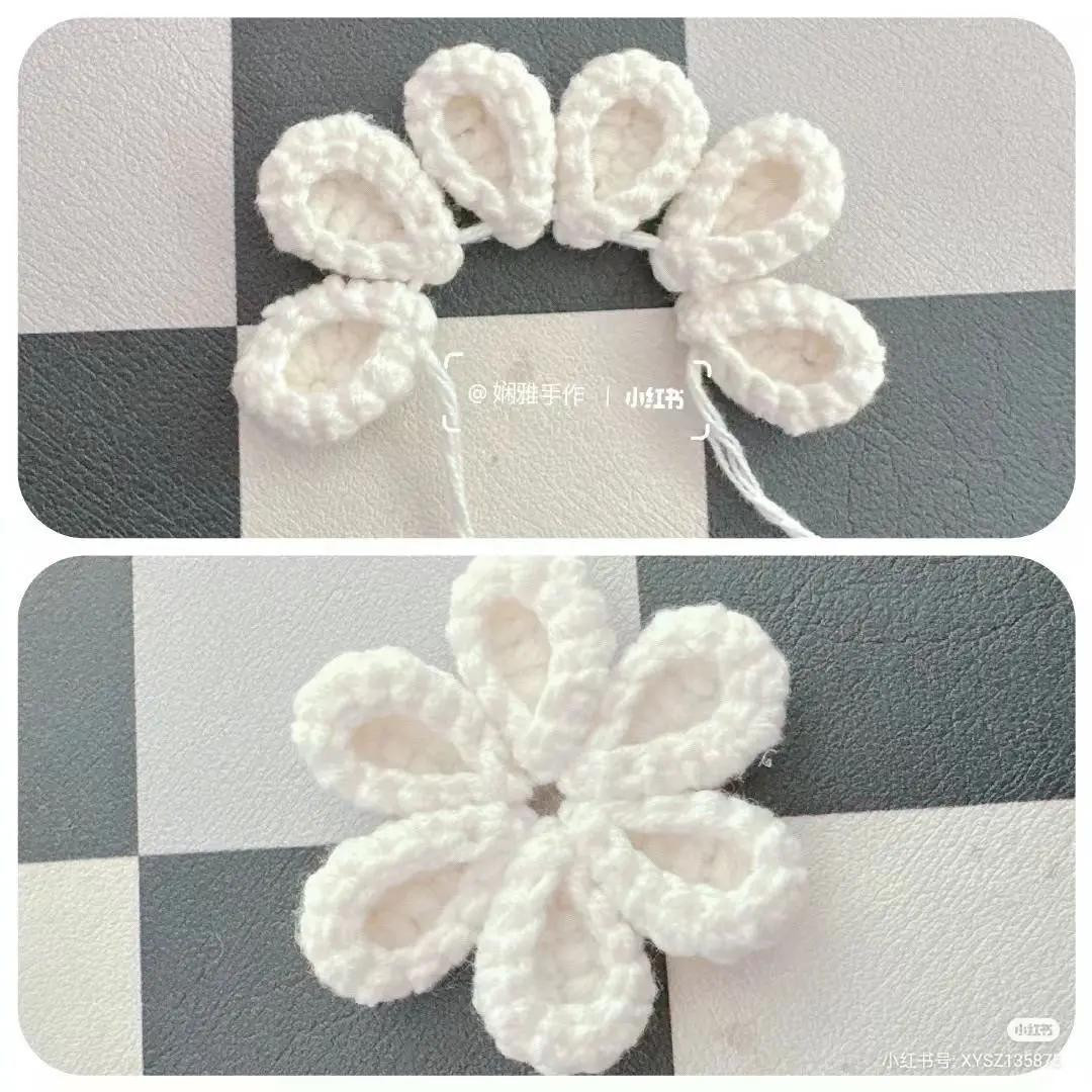 Hướng dẫn chi tiết cách móc len túi tai thỏ dễ thương kèm biểu tượng hoa và quả dâu