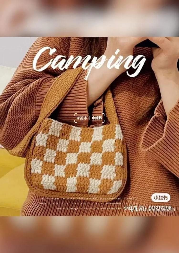 Hướng dẫn chi tiết cách móc túi len xanh cốm và túi tote lưới màu kem