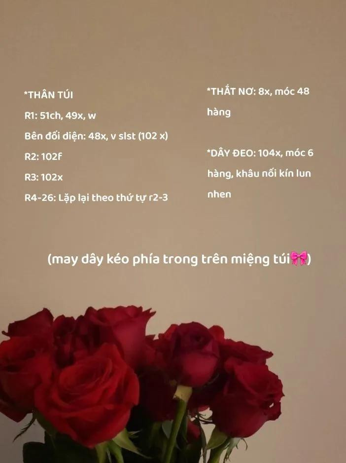 Hướng dẫn chi tiết cách móc túi len xanh cốm và túi tote lưới màu kem