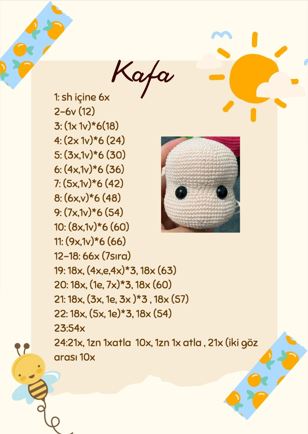 Hướng dẫn chi tiết móc búp bê Amigurumi mặc váy tím