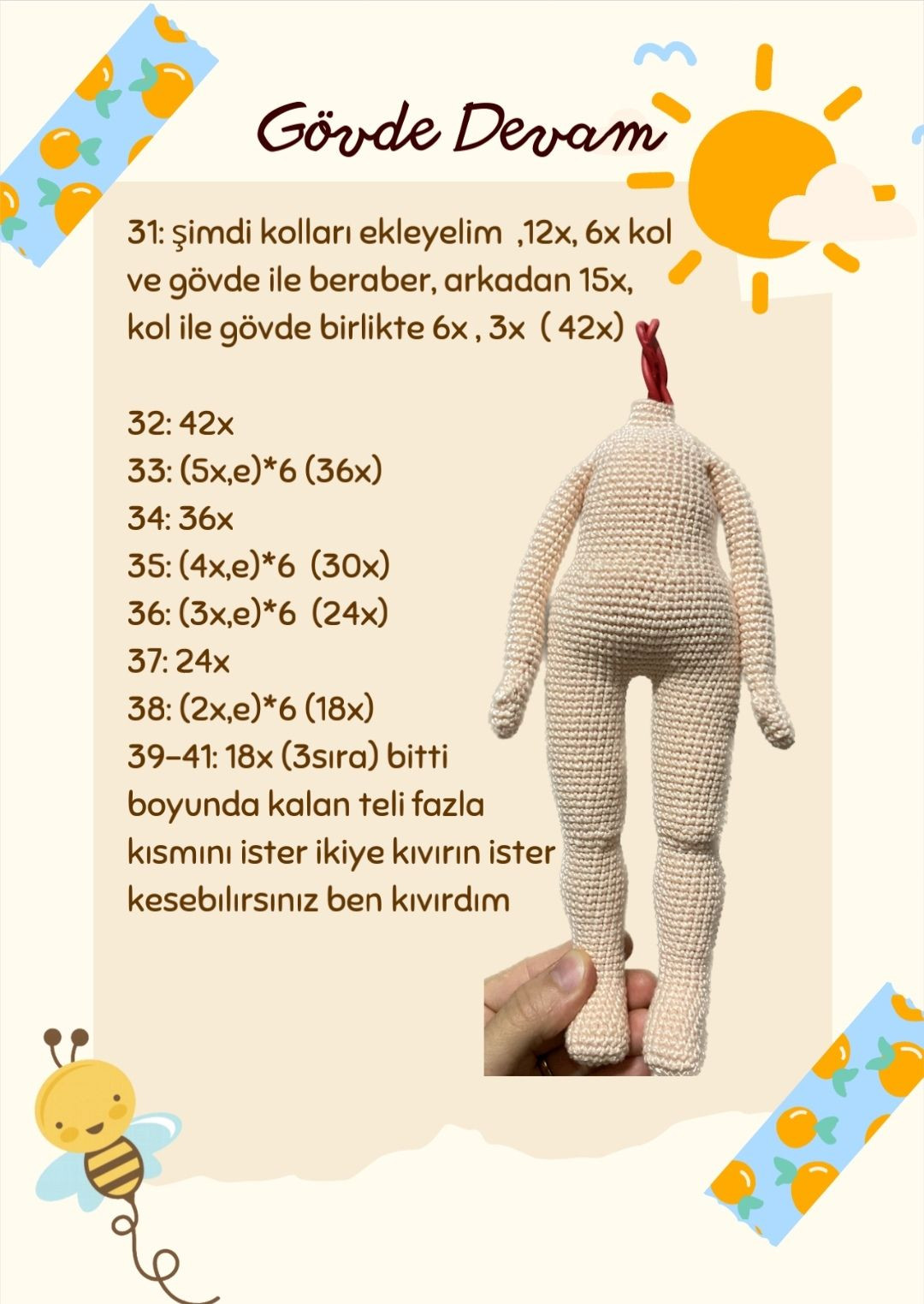 Hướng dẫn chi tiết móc búp bê Amigurumi mặc váy tím