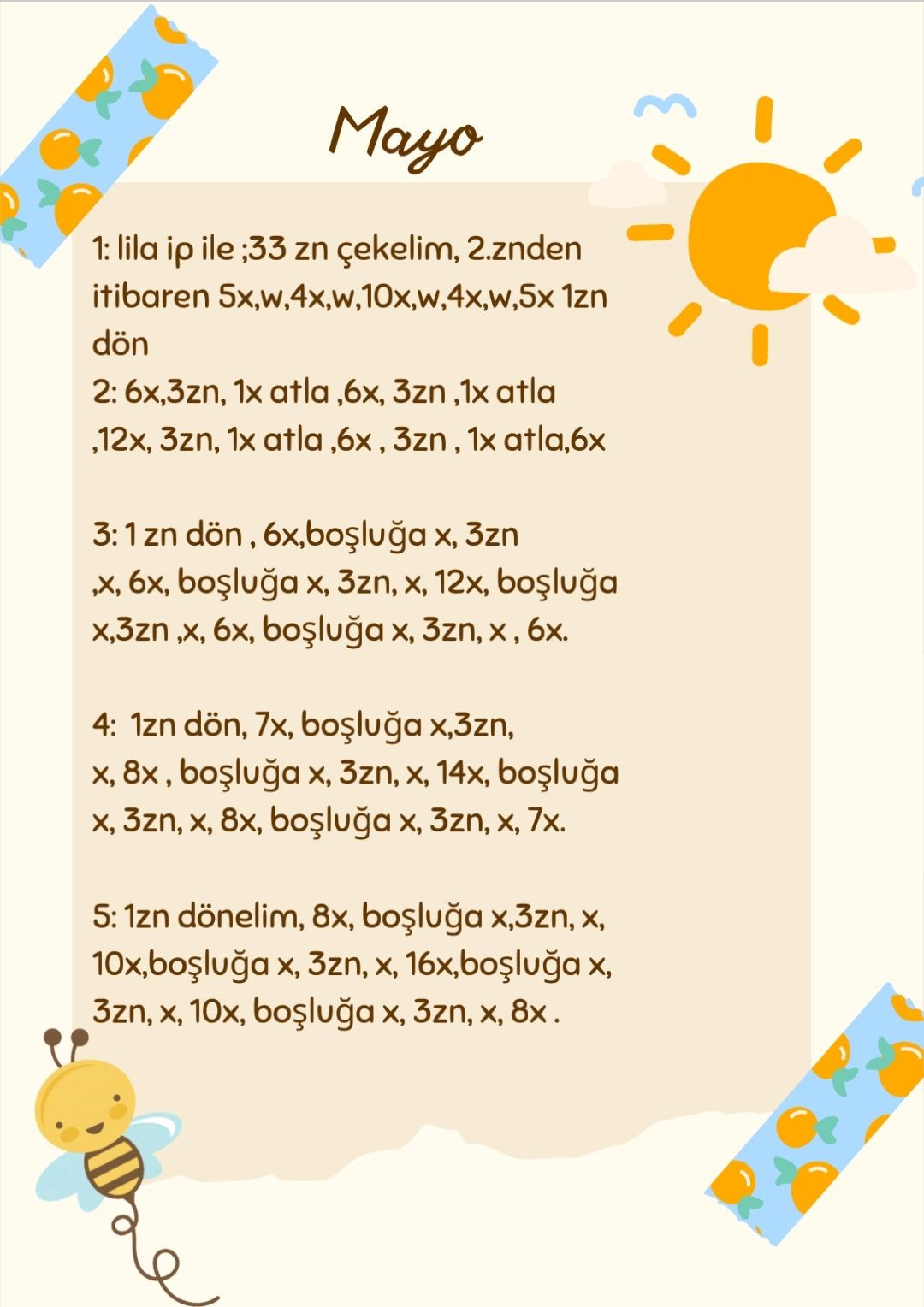 Hướng dẫn chi tiết móc búp bê Amigurumi mặc váy tím