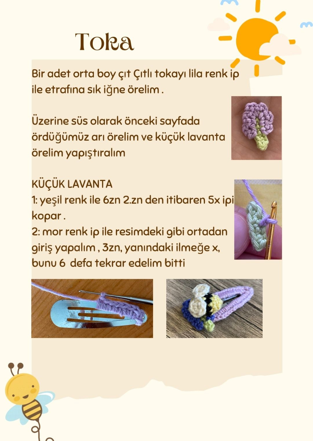 Hướng dẫn chi tiết móc búp bê Amigurumi mặc váy tím