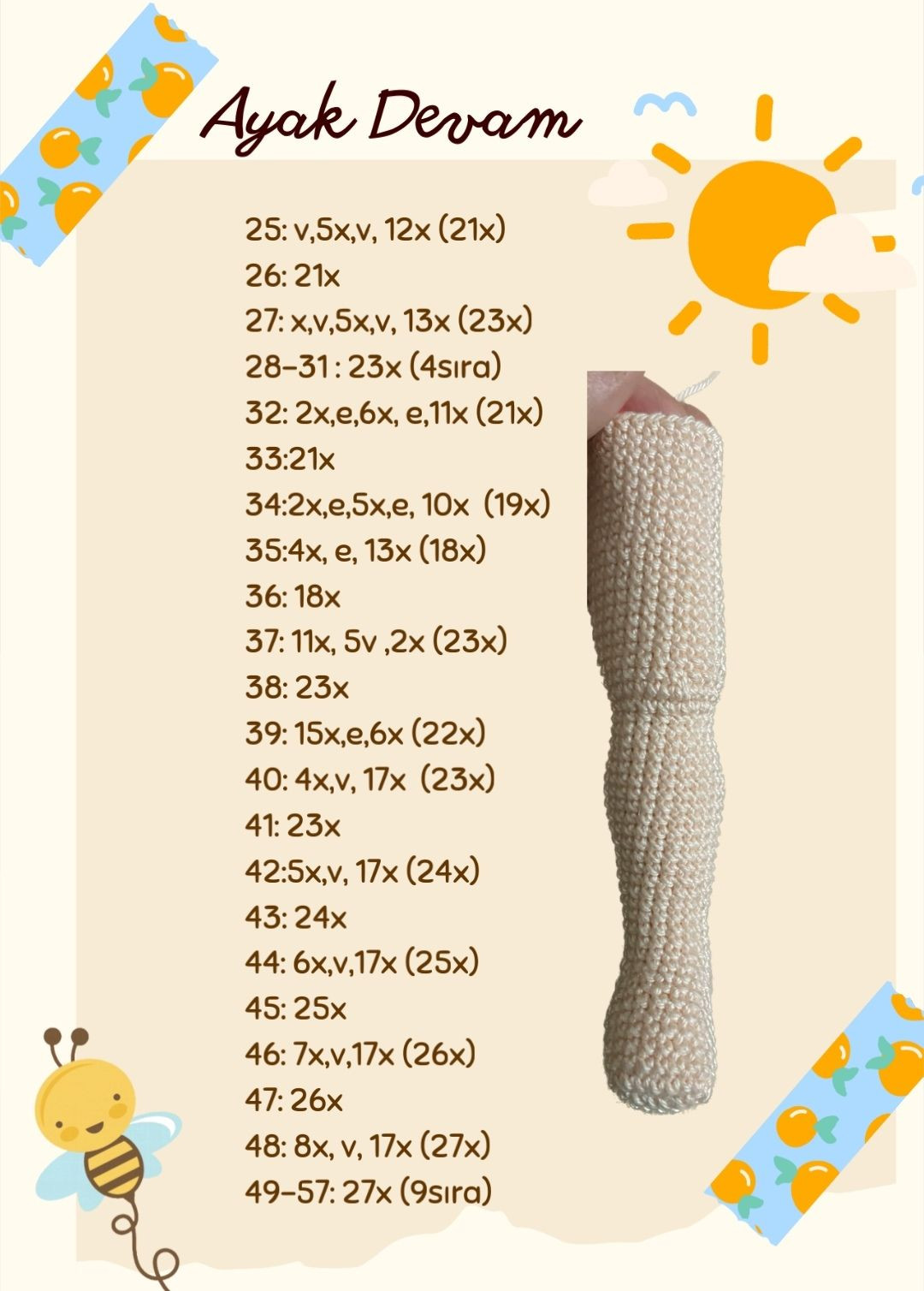 Hướng dẫn chi tiết móc búp bê Amigurumi mặc váy tím