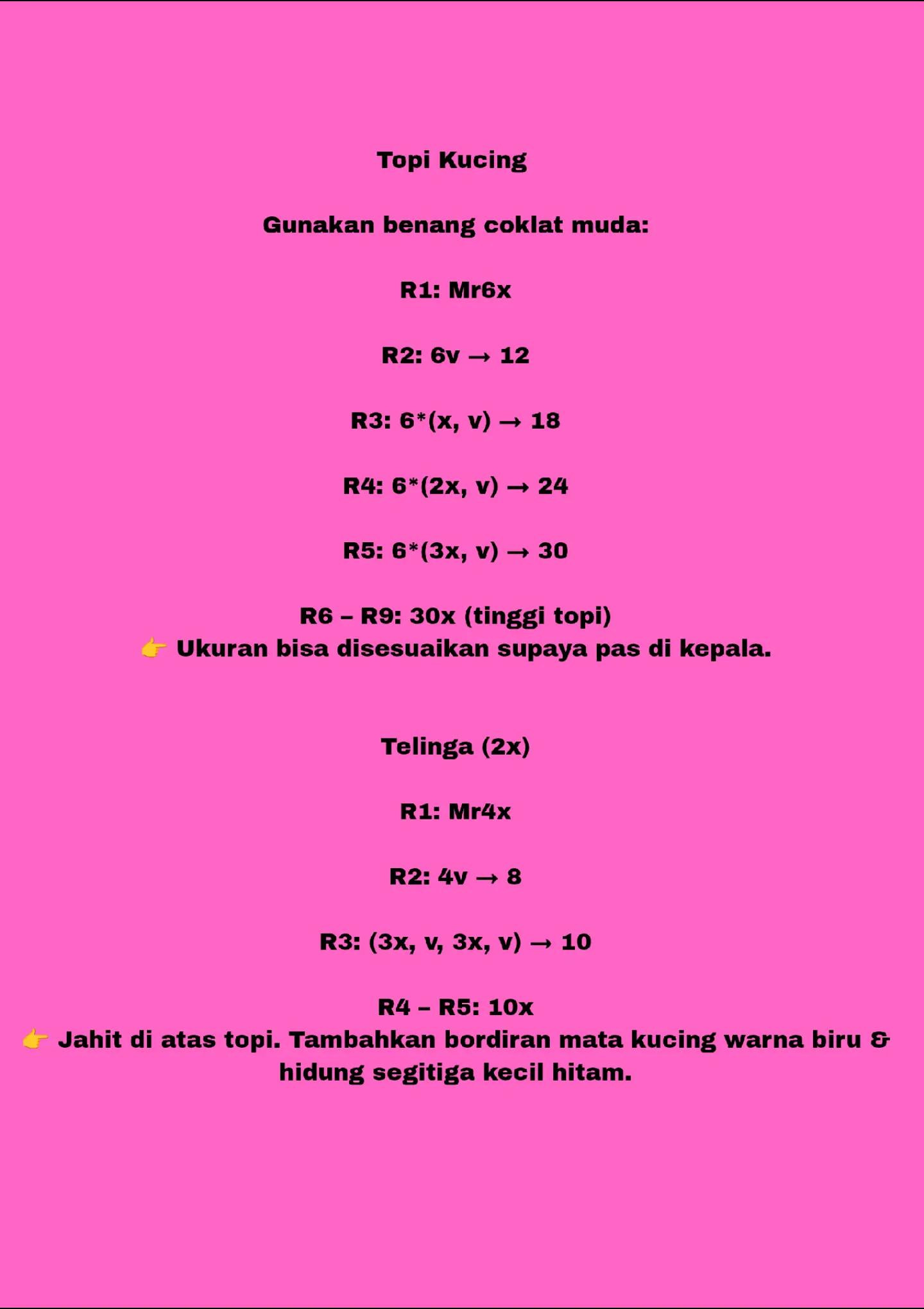 Hướng dẫn chi tiết móc búp bê mèo dễ thương mặc váy xanh và đội mũ